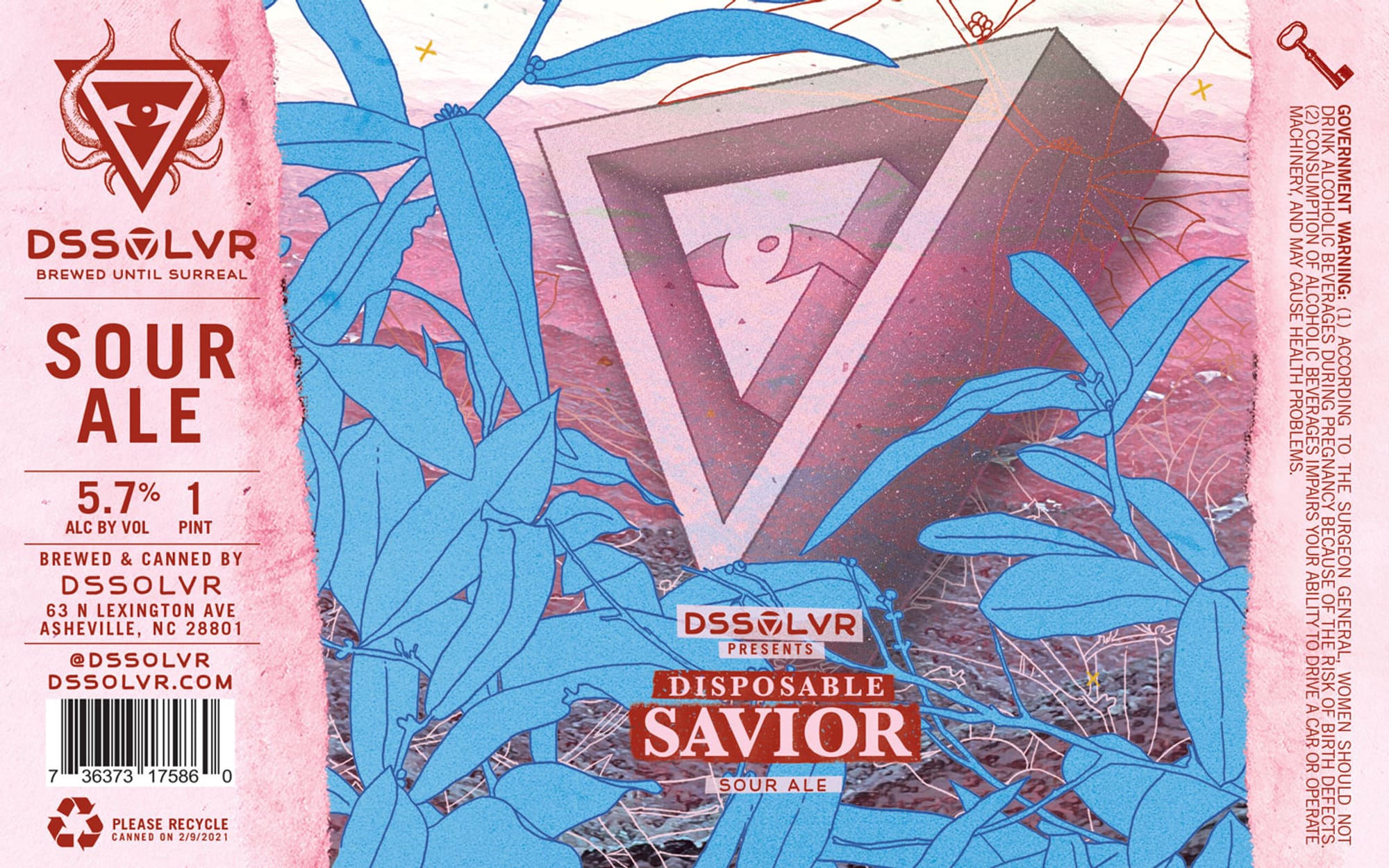 Sour Ale by DSSOLVR - beer label