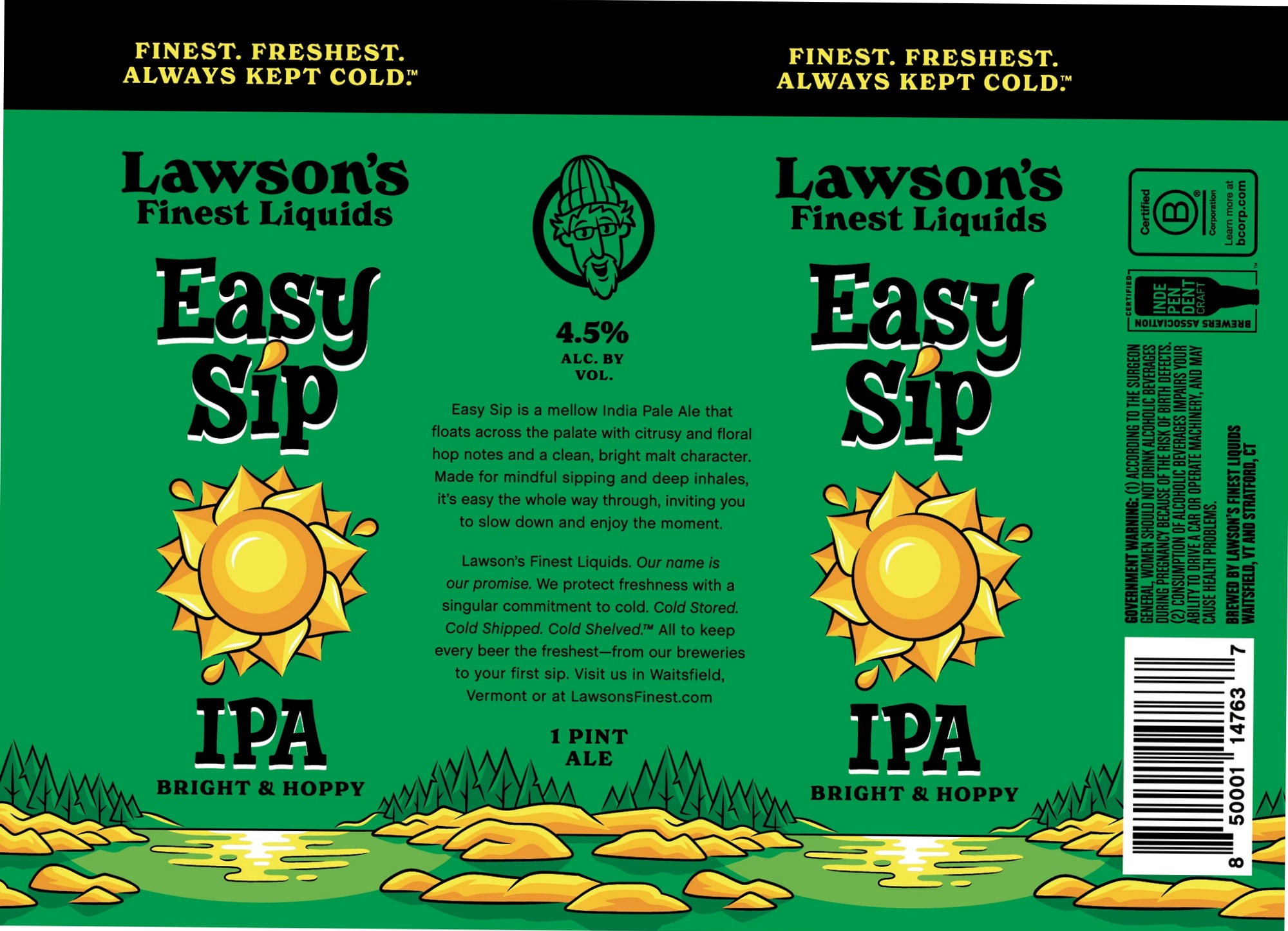 Easy Sip by Lawson's Finest Liquids - beer label