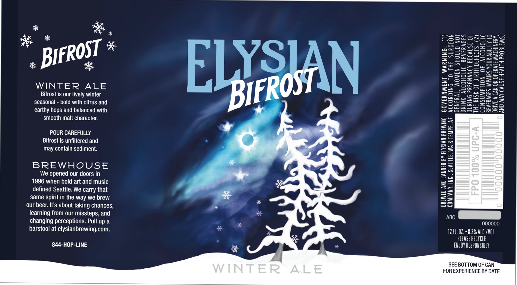 Bifrost by Elysian Brewing - beer label