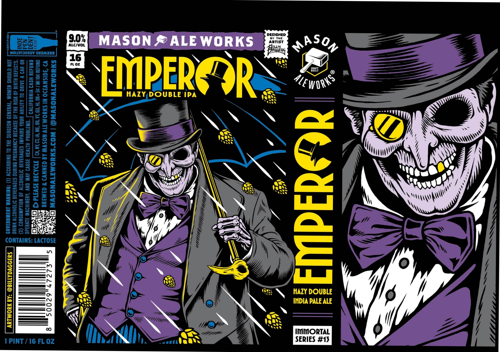 Emperor by Mason Ale Works - beer label