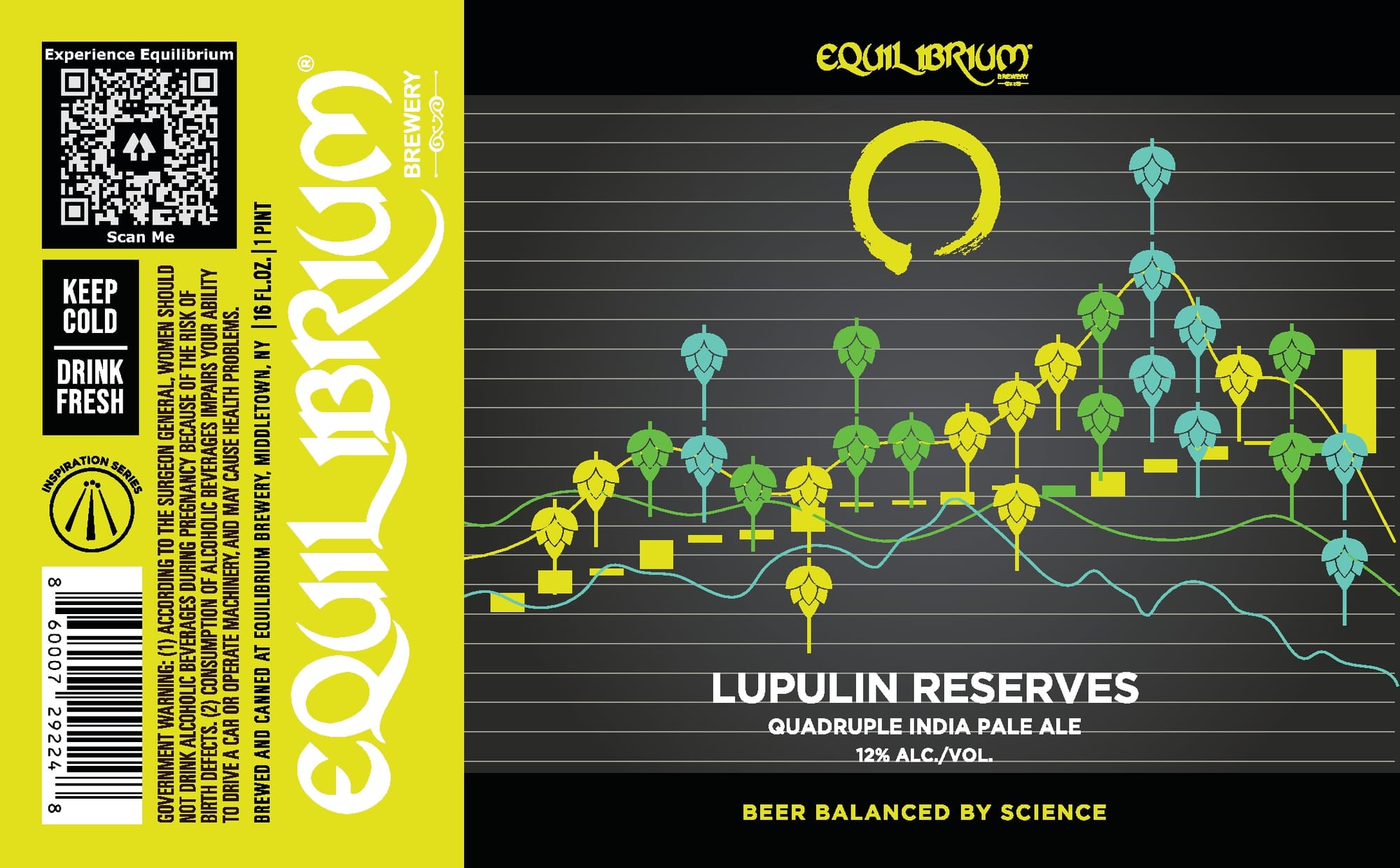 Lupulin Reserves by Equilibrium Brewery - beer label