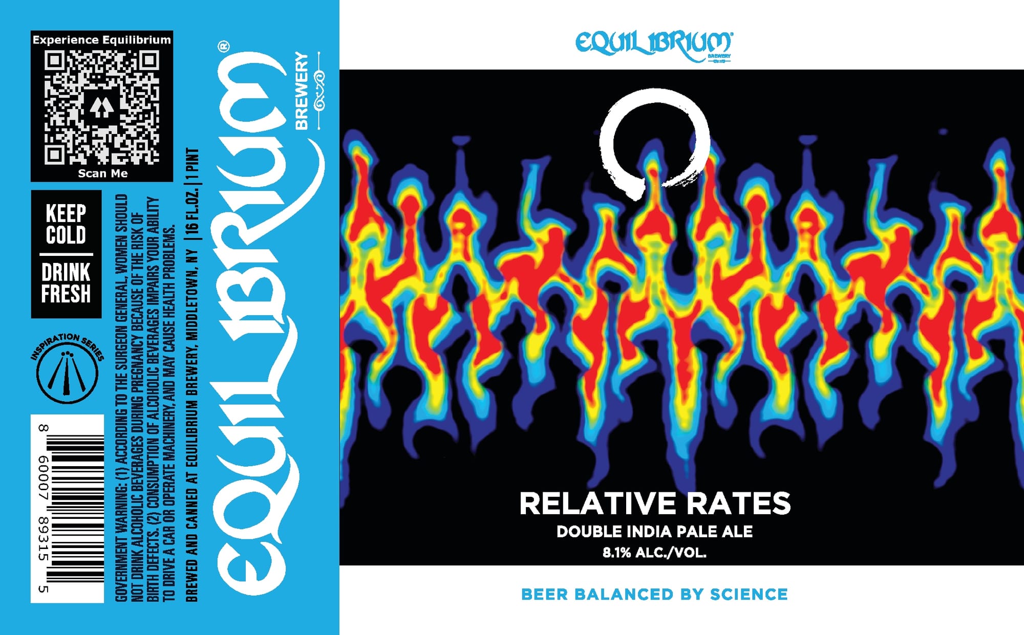 Relative Rates by Equilibrium Brewery - beer label
