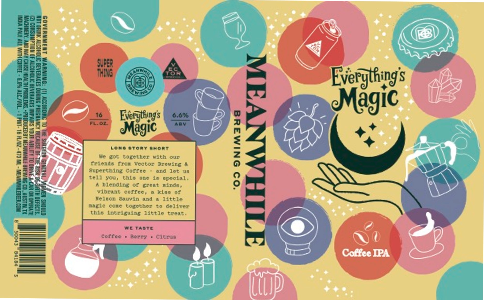 Everything's Magic by Meanwhile Brewing Co. - beer label