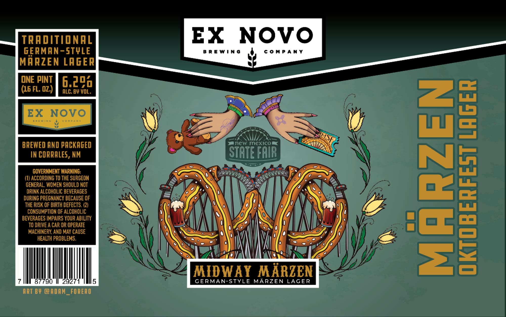 Midway Märzen by Ex Novo Brewing Company - beer label