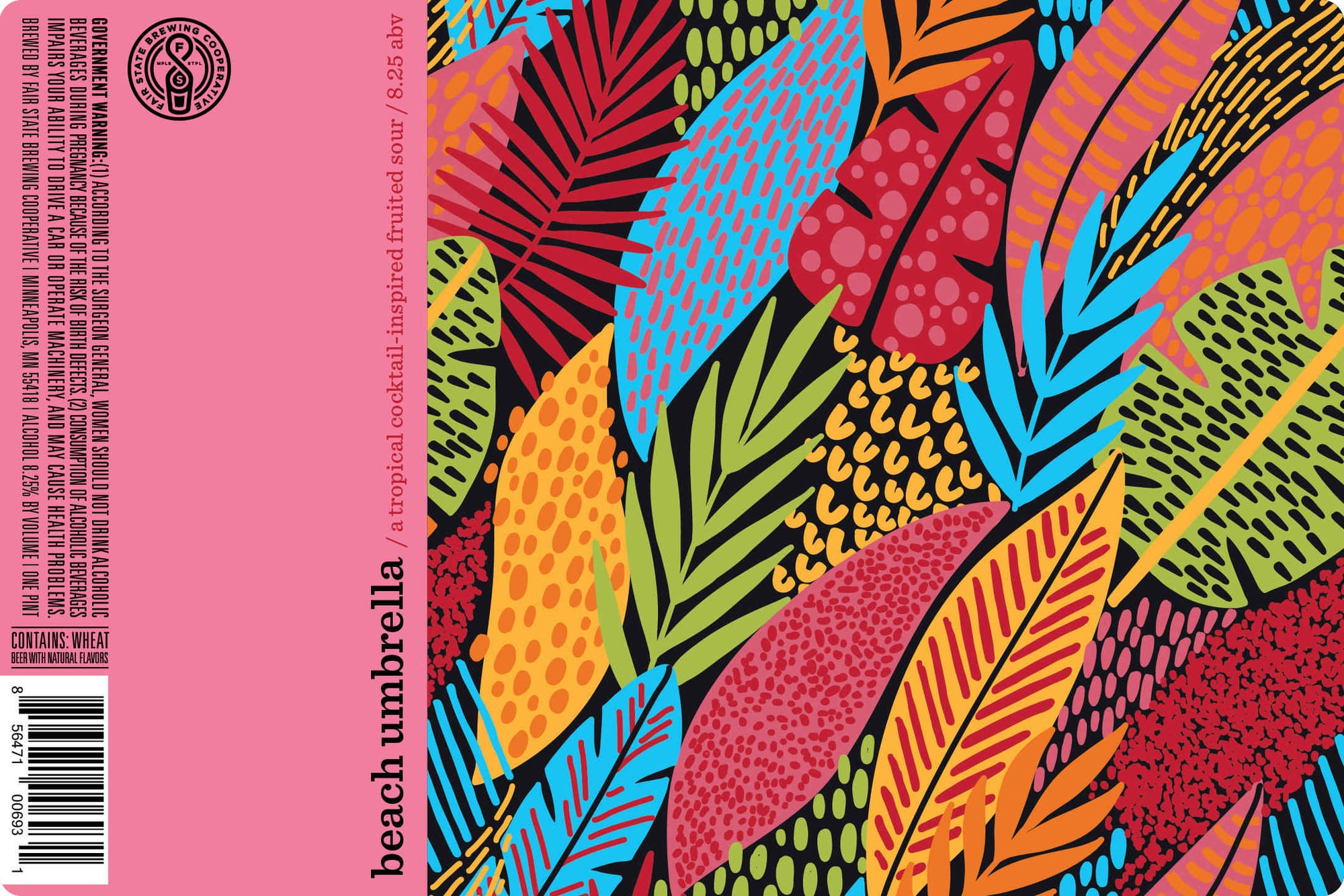 Beach Umbrella by Fair State Brewing Cooperative - beer label