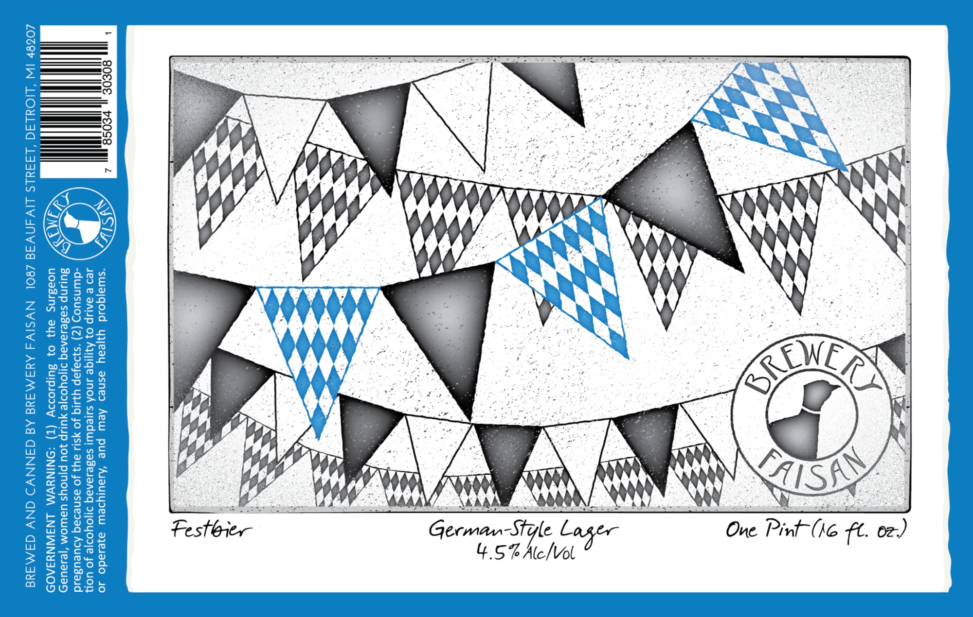 Faisan Festbier by Faisan Brewery - beer label