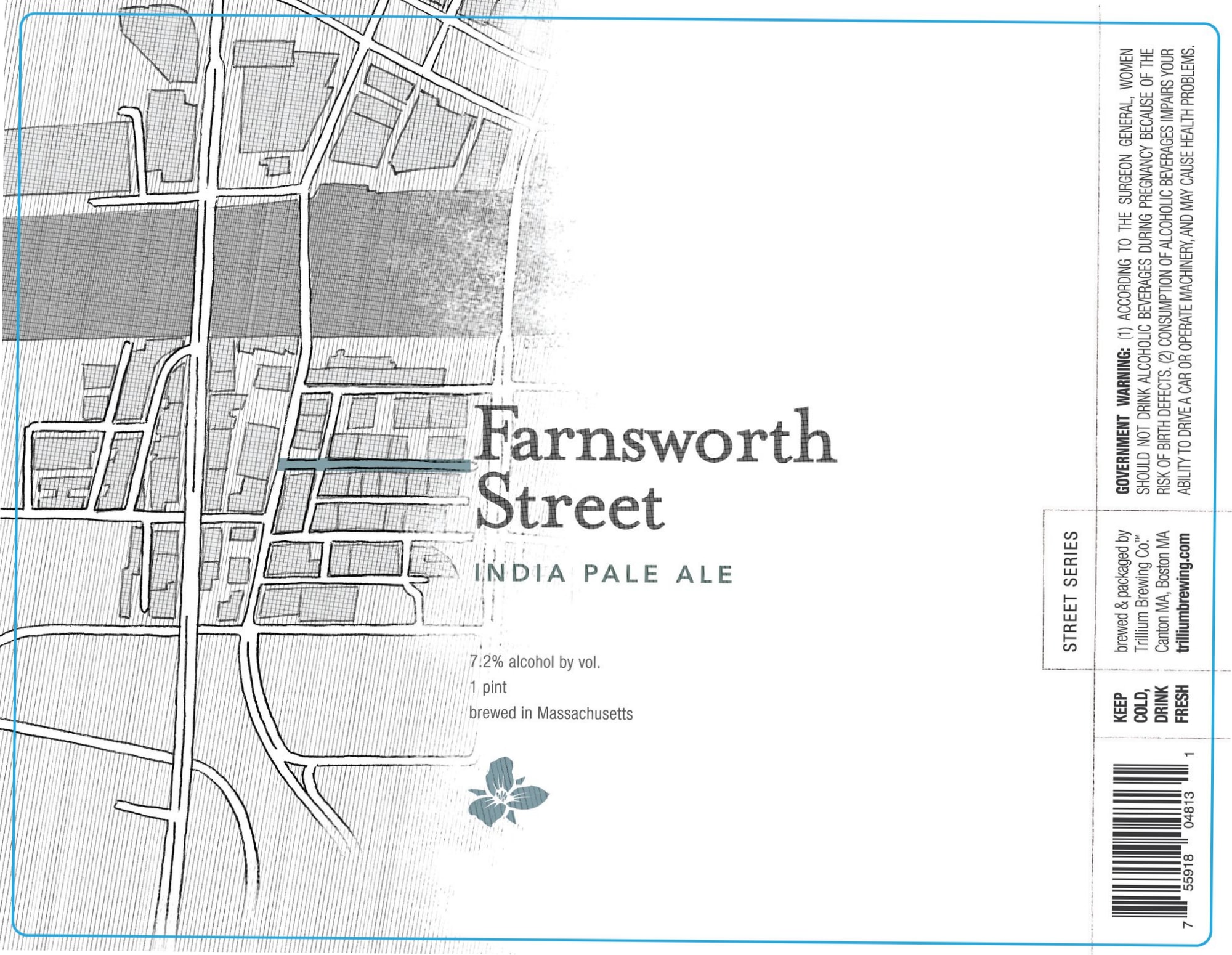 Farnsworth Street by Trillium Brewing Company - beer label