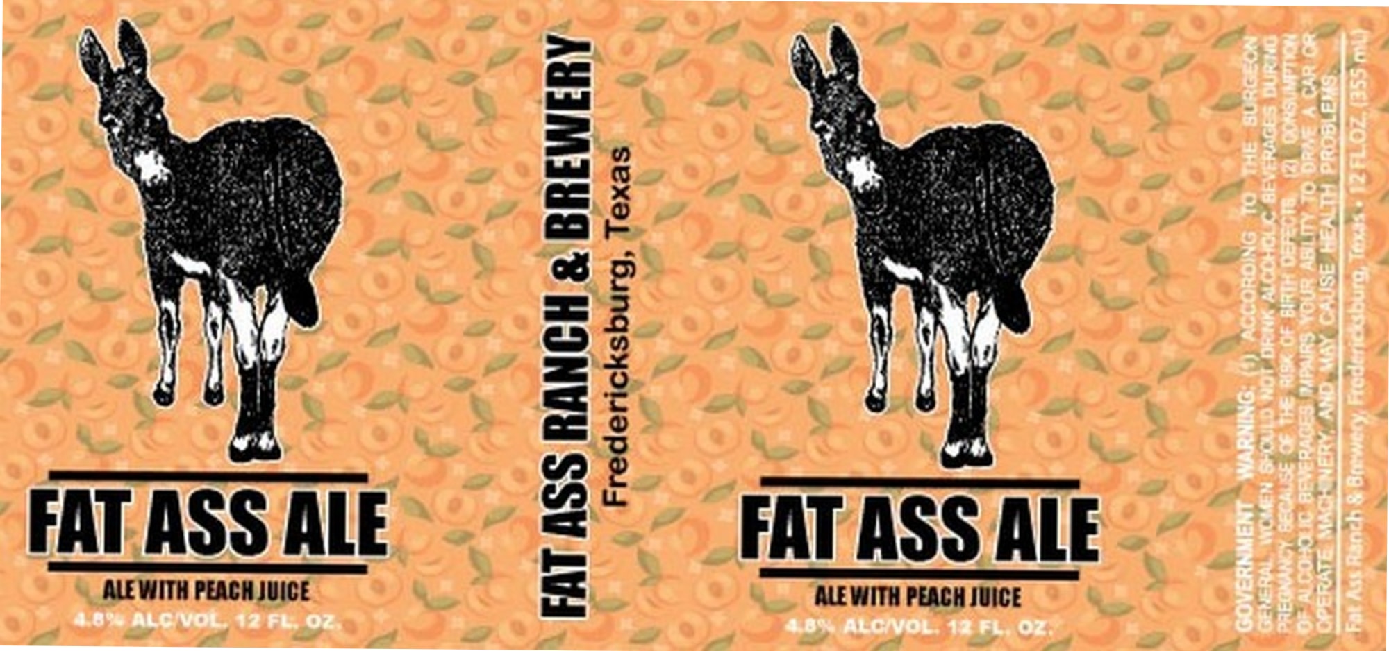Fat Ass Ale by Alt. Ranch & Brewery - beer label