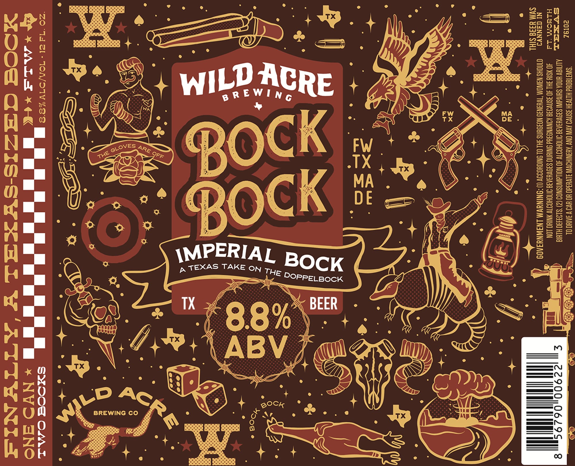Fat Bok by Wild Acre Brewing - beer label