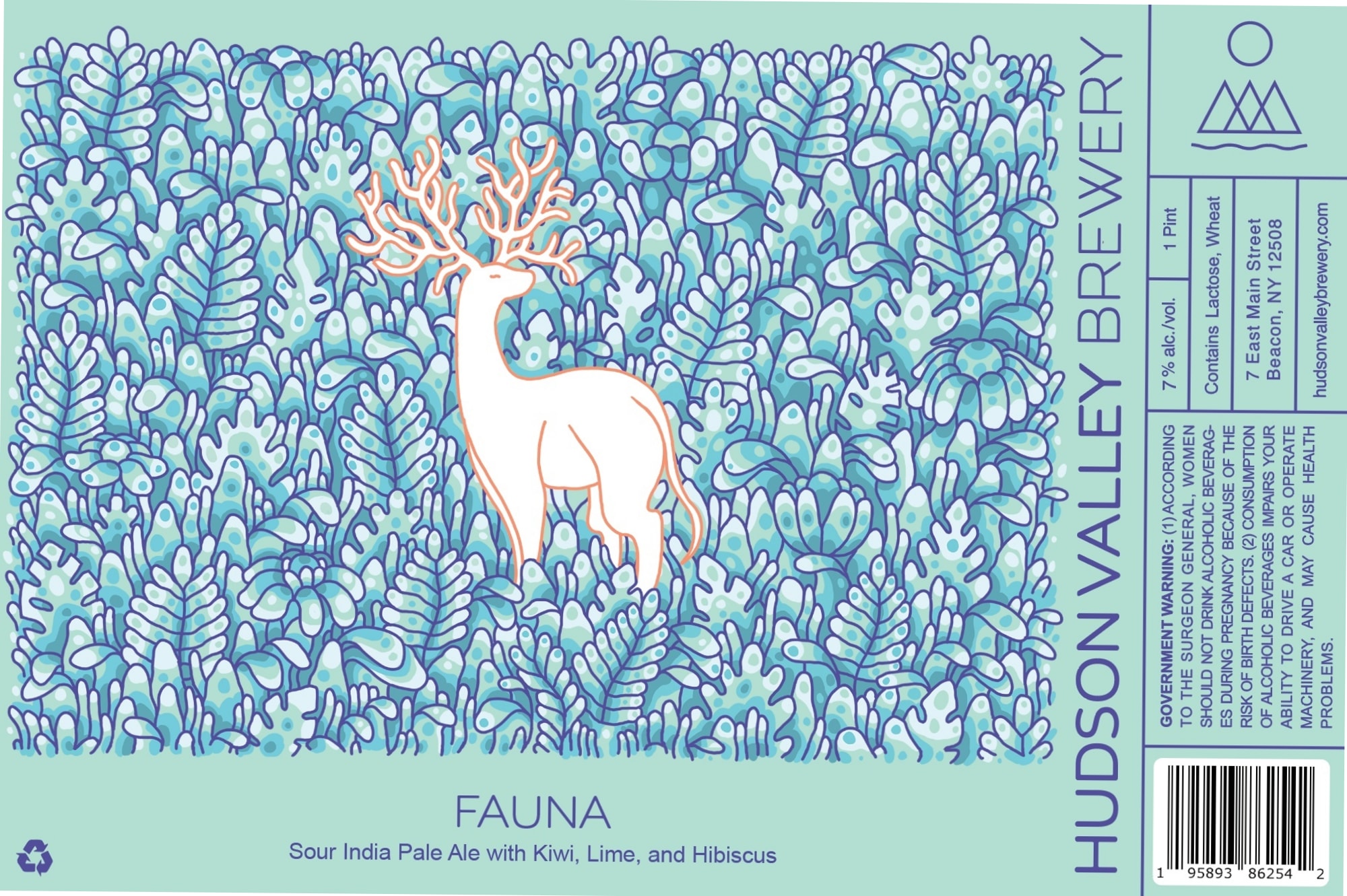 Fauna by Hudson Valley Brewery - beer label