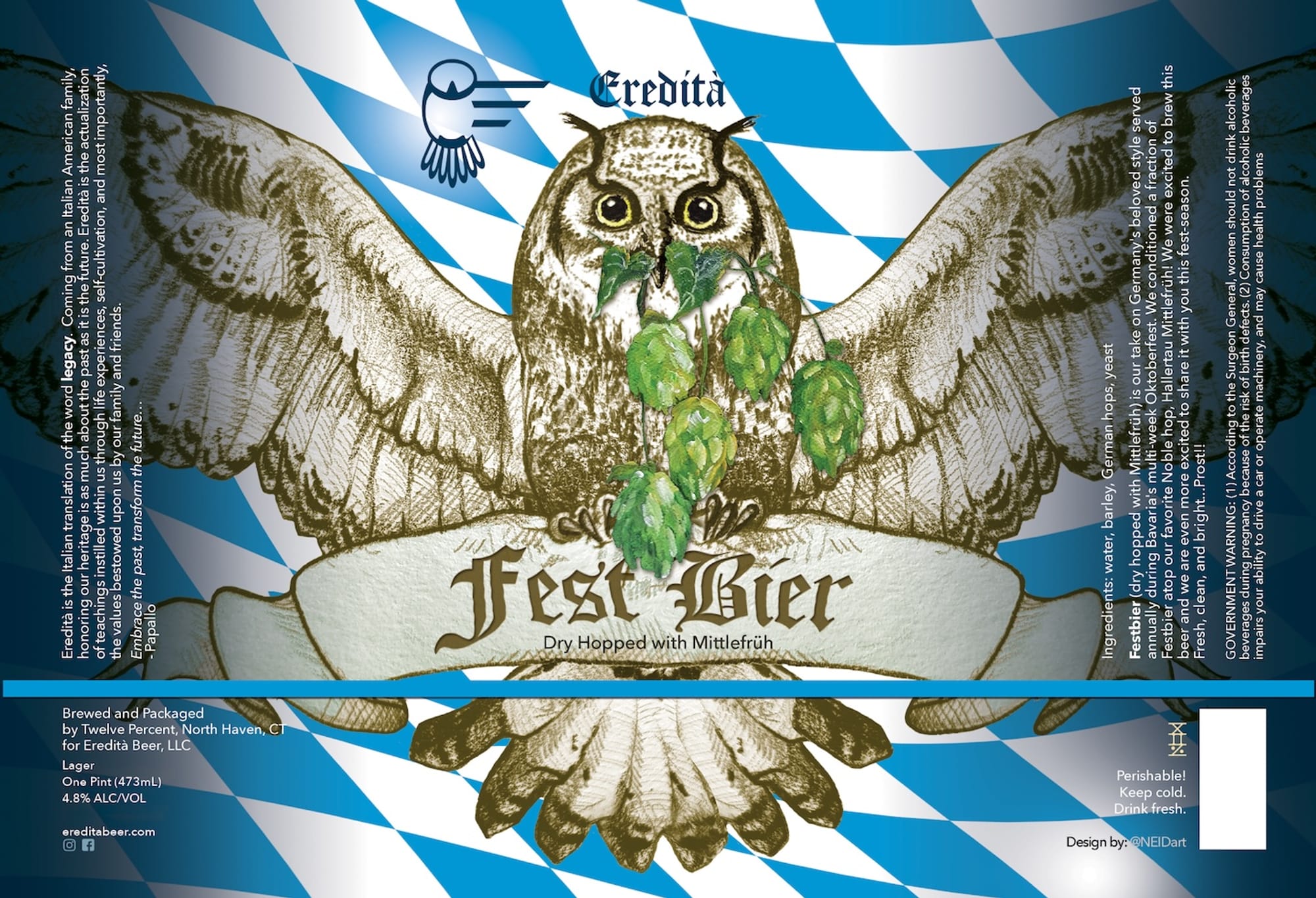Fest Bier by Eredita Beer, LLC - beer label