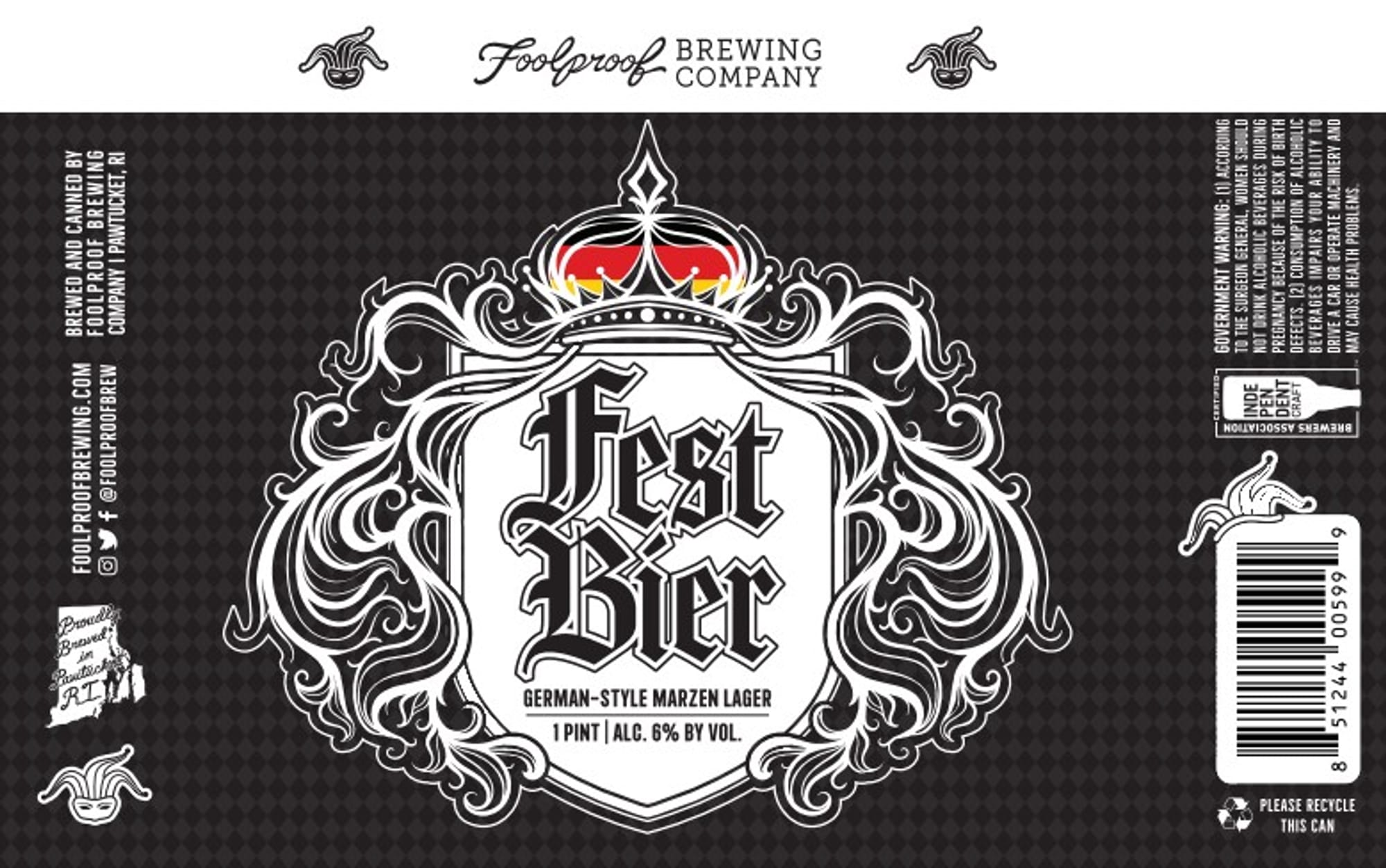 Fest Bier by Foolproof Brewing Company - beer label