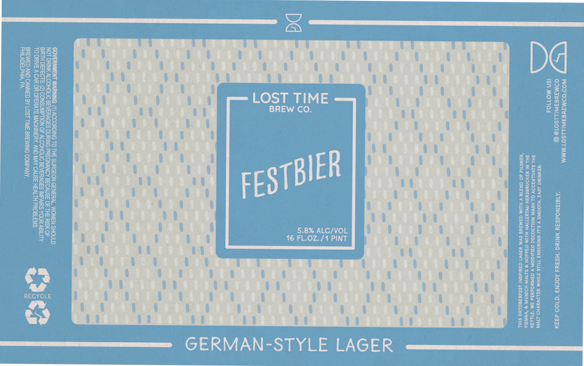 Festbier by Lost Time Brew Co. - beer label