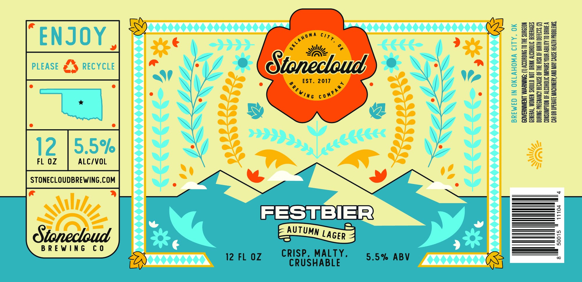 Festbier by Stonecloud Brewing Company - beer label
