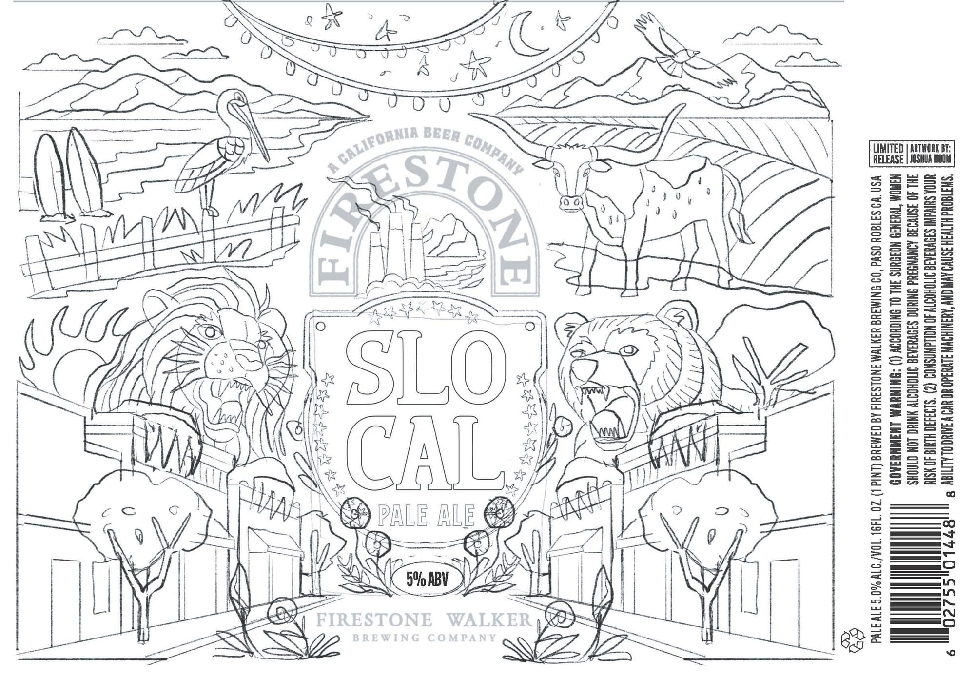 Pale Ale by Firestone Walker Brewing Company - beer label