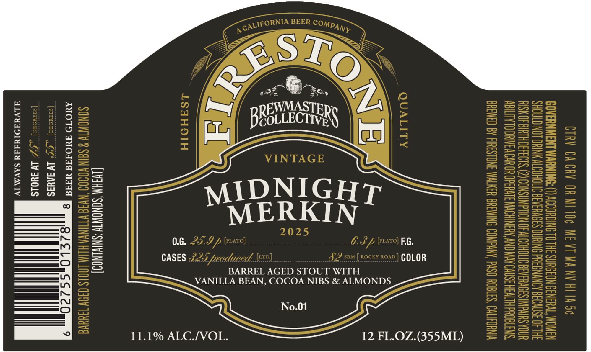 Midnight Merkin by Firestone Walker - beer label