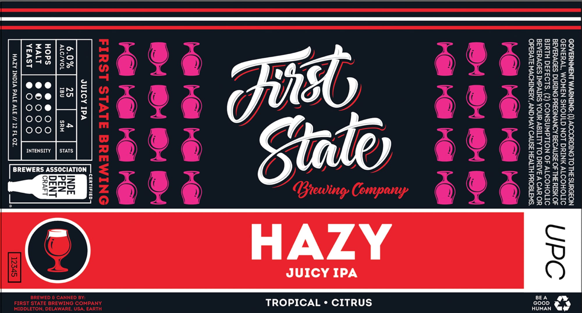 First State by First State Brewing Company - beer label