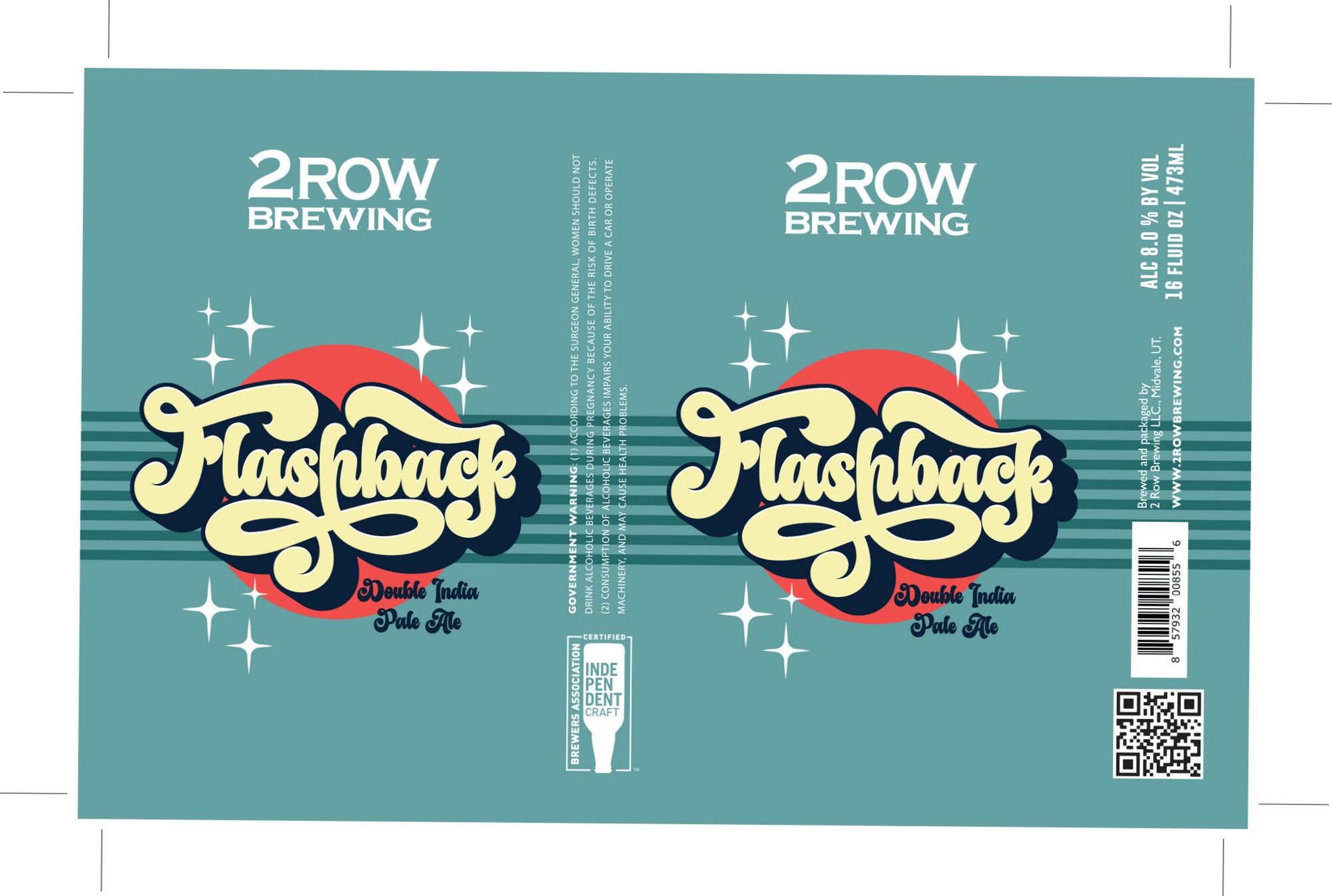 Flashback by 2 Row Brewing - beer label