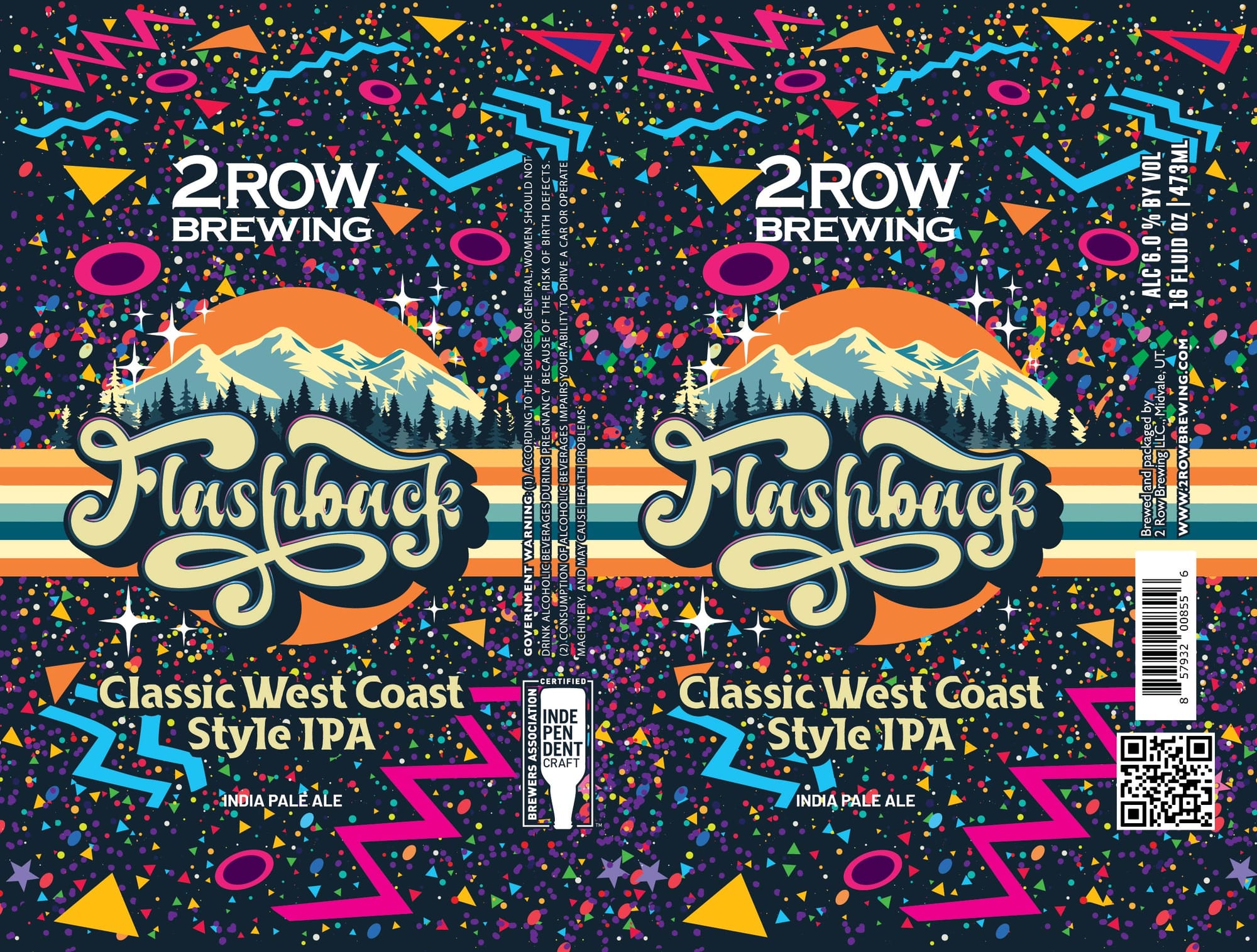 Flashback by 2 Row Brewing - beer label