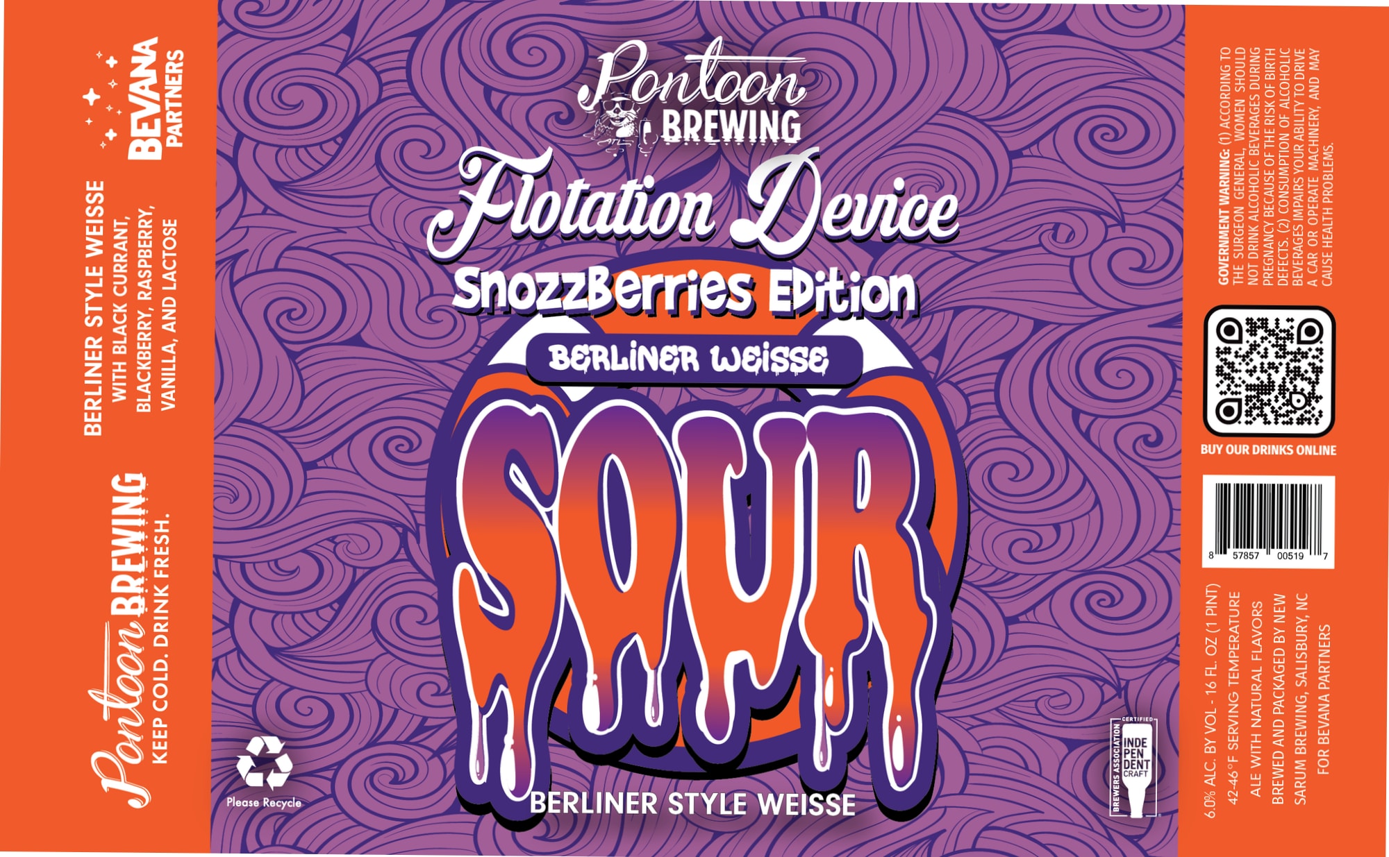 Floatation Device by Pontoon Brewing - beer label