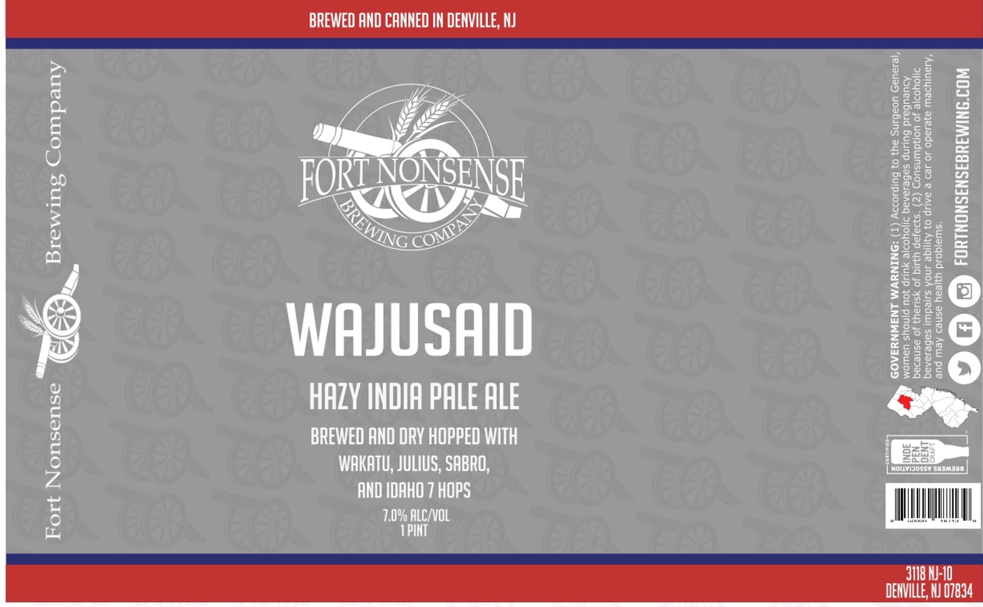 Wajusaid by Fort Nonsense Brewing Company - beer label