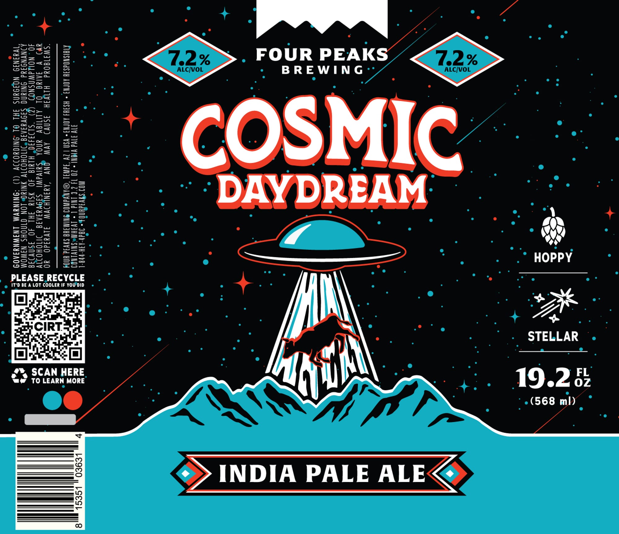 Cosmic Daydream by Four Peaks Brewing - beer label