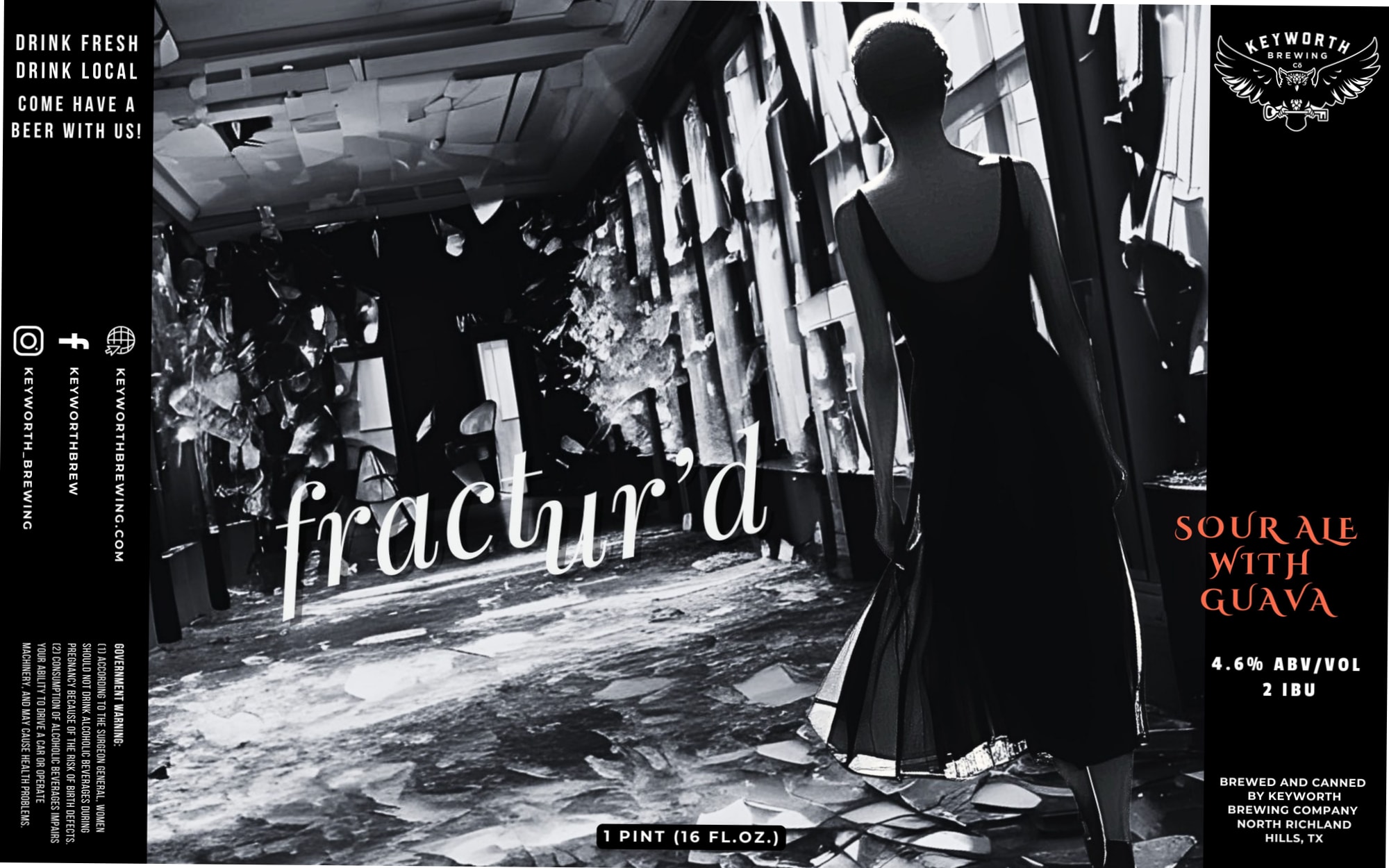 fractura by Keyworth Brewing - beer label