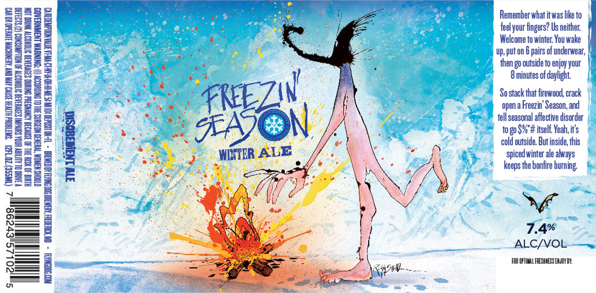Freeze’n Season by Brewery Bryggeri AB Inbev - beer label