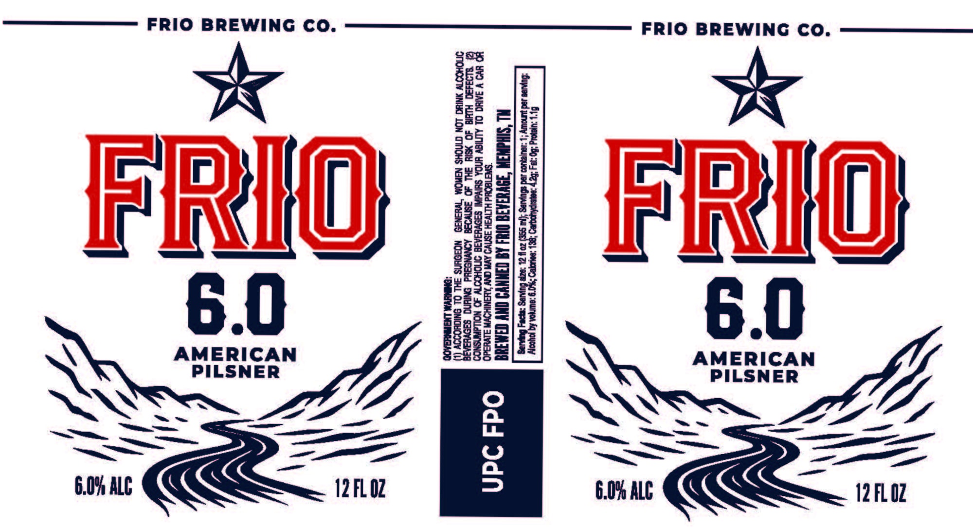 Frio 6.0 by Frio Brewing Co. - beer label