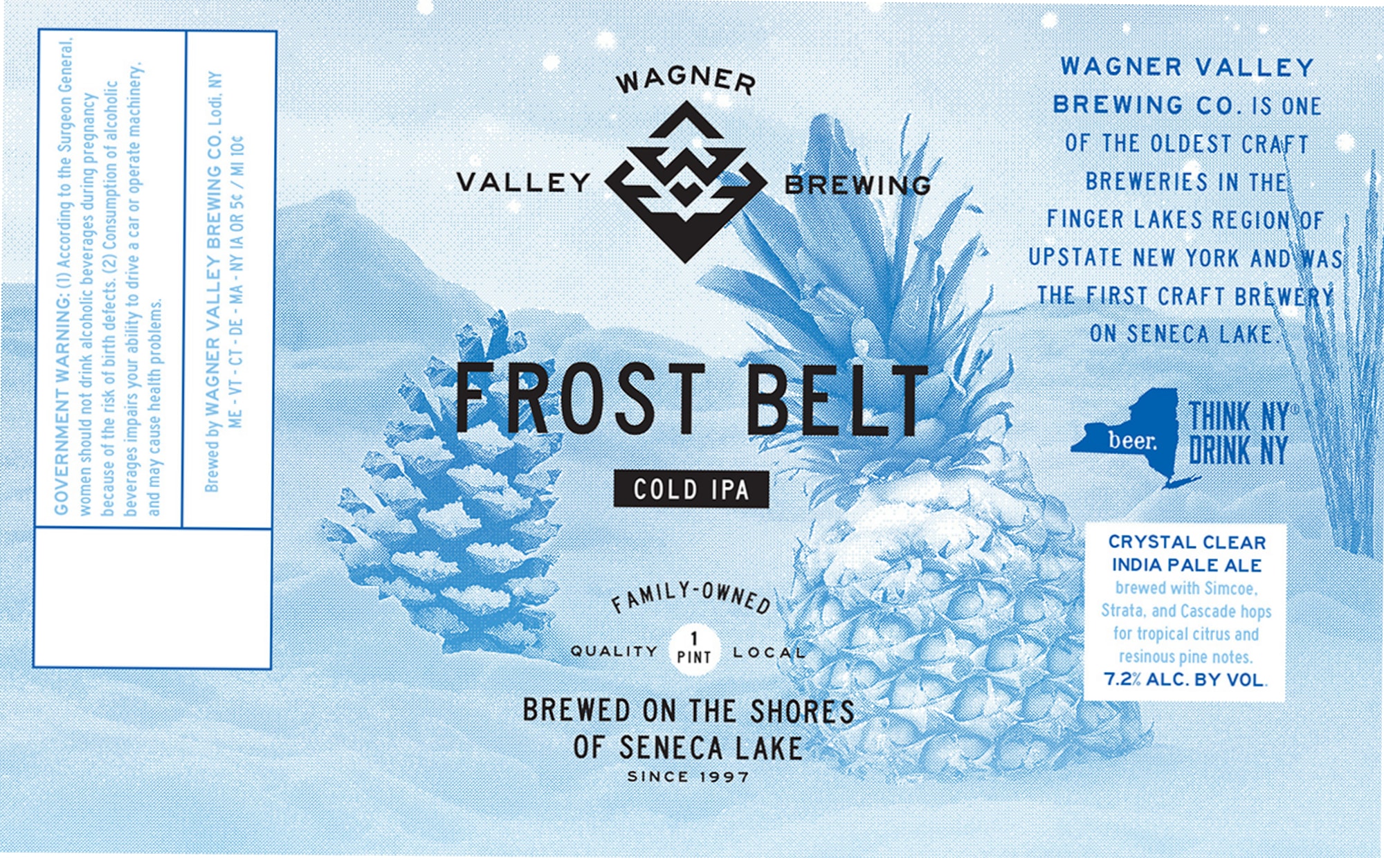 Frost Belt by Wagner Valley Brewing Co. - beer label