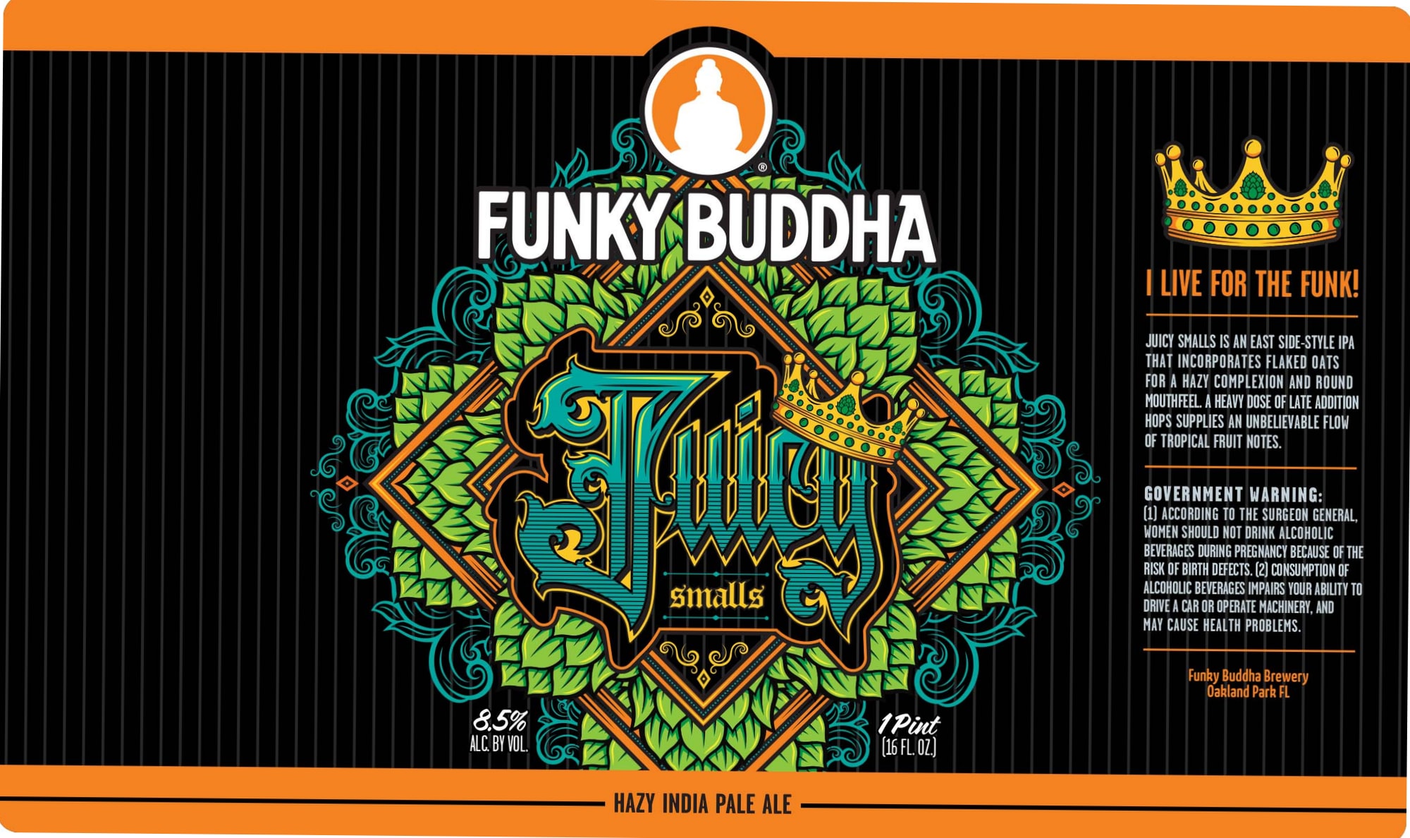 Funky Buddha by Funky Buddha Brewery - beer label