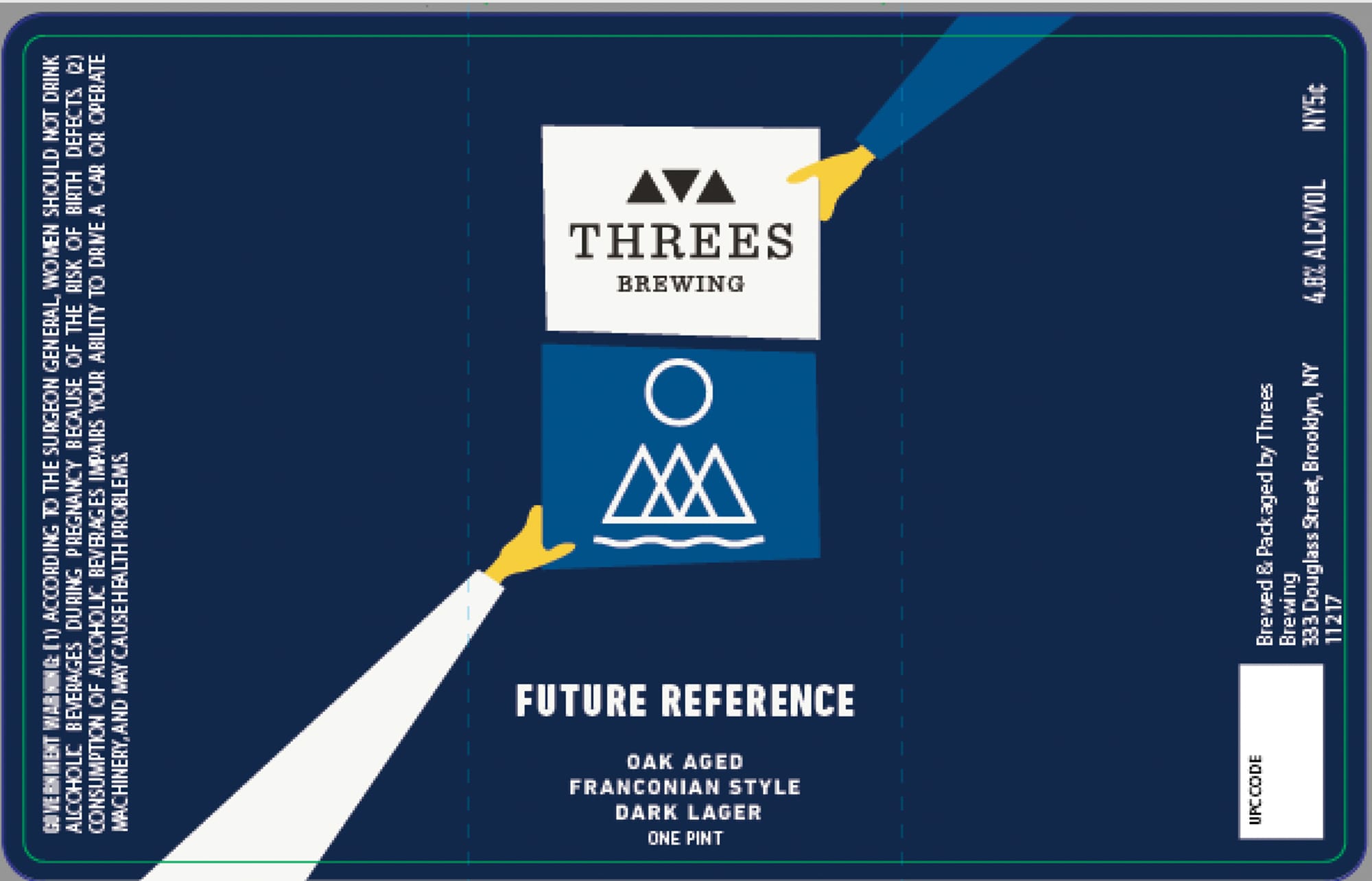 Future Reference by Threes Brewing - beer label
