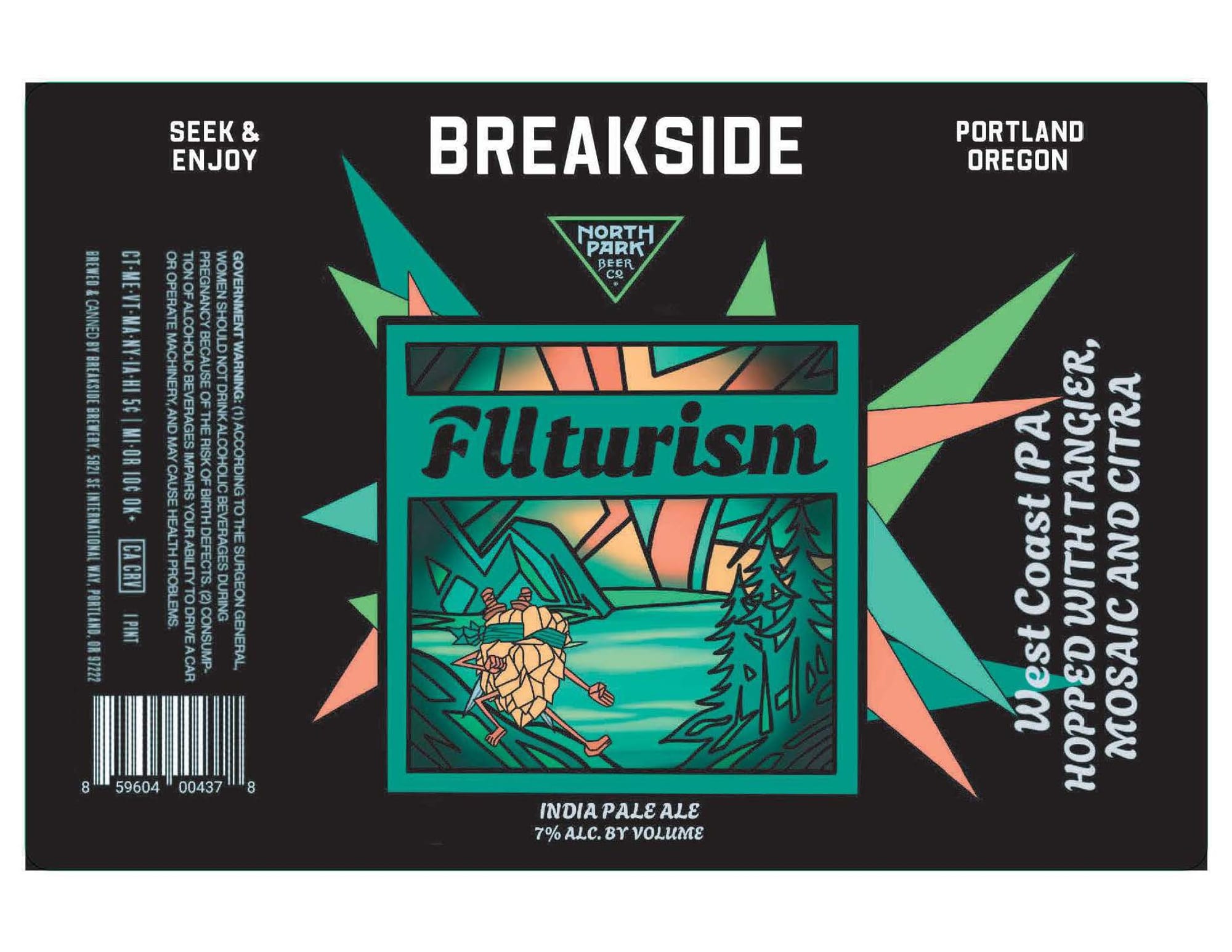 Futurism by Breakside Brewery - beer label