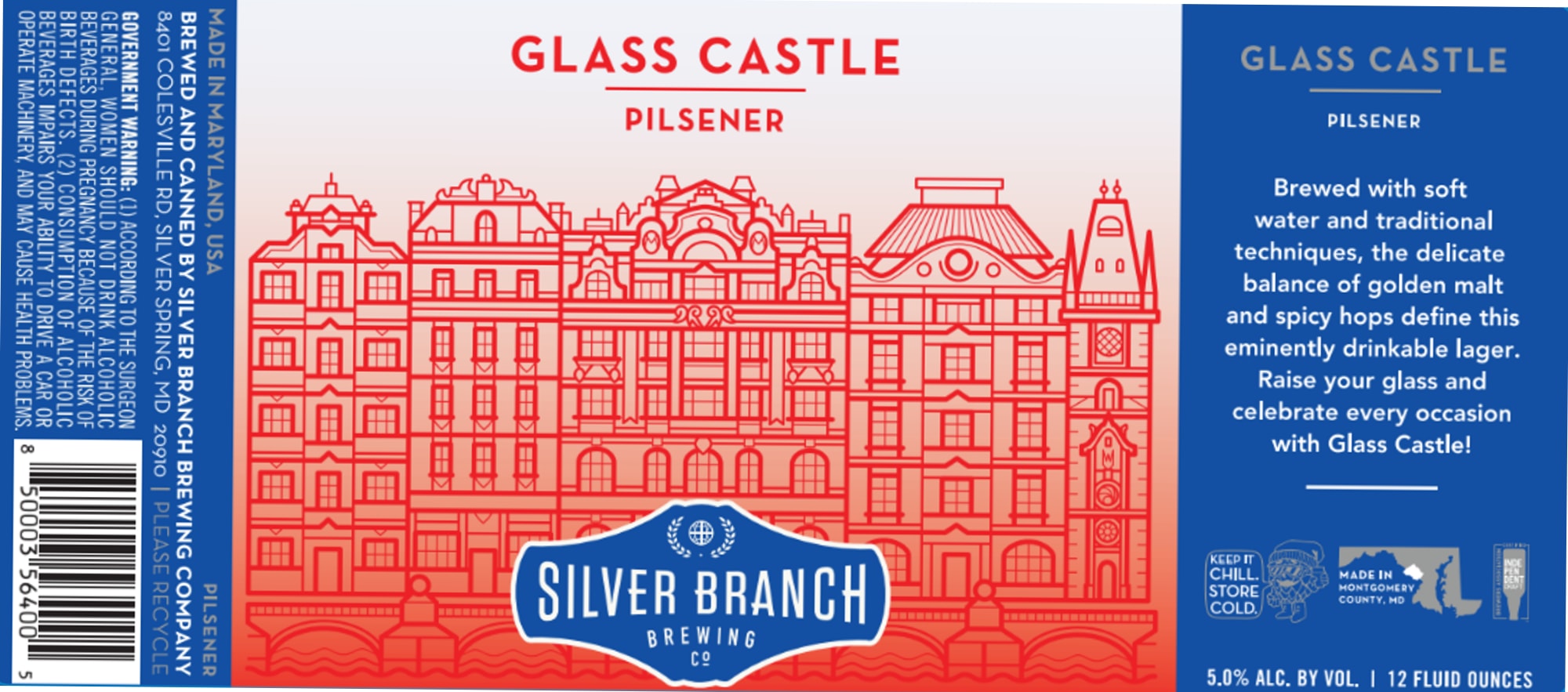 Glass Castle by Silver Branch Brewing - beer label