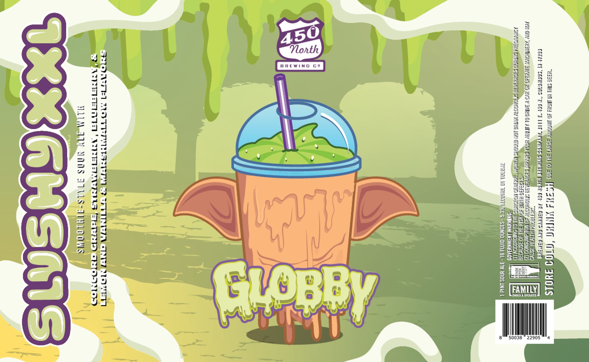 Gloppy by 450 North Brewing Co. - beer label