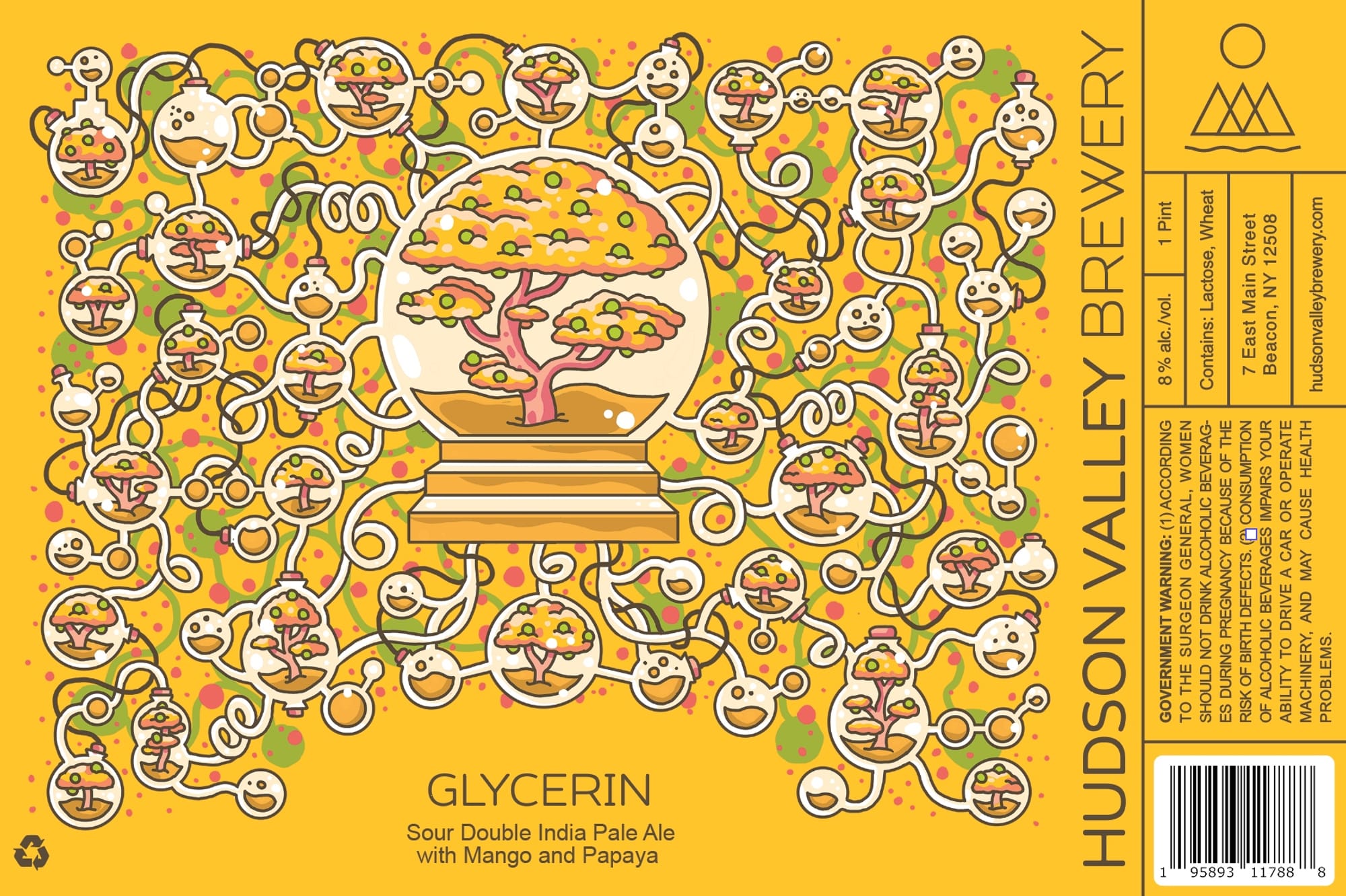 Glycerin by Hudson Valley Brewery - beer label