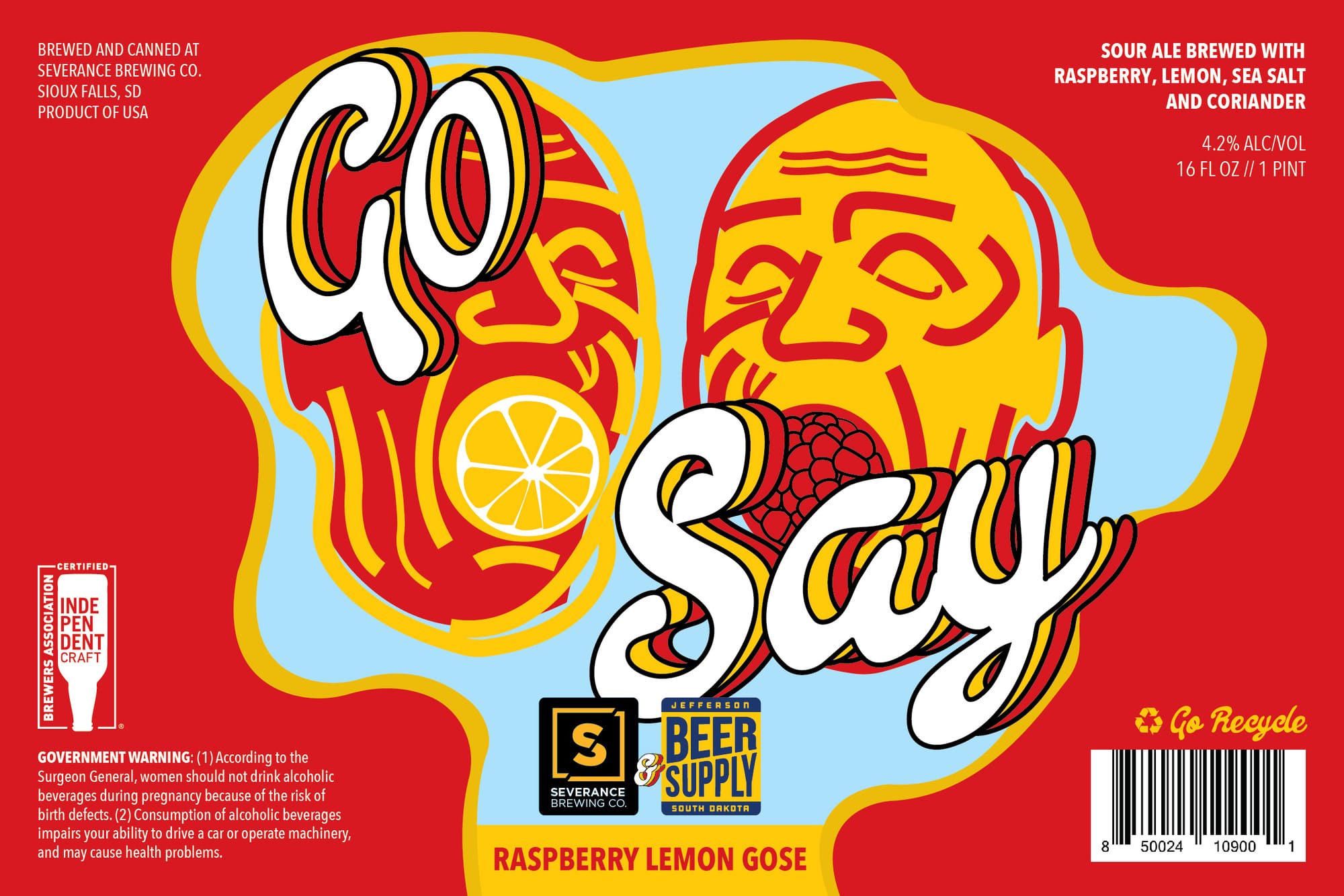 Go Say by Severance Brewing Co. - beer label