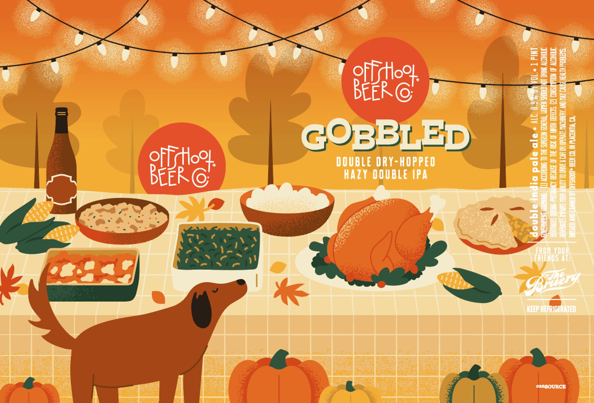 Gobbled by Offshoot Beer Co. - beer label