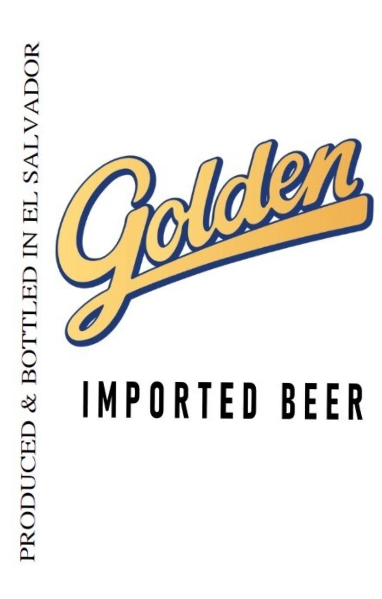 Golden by El Salvador - beer label