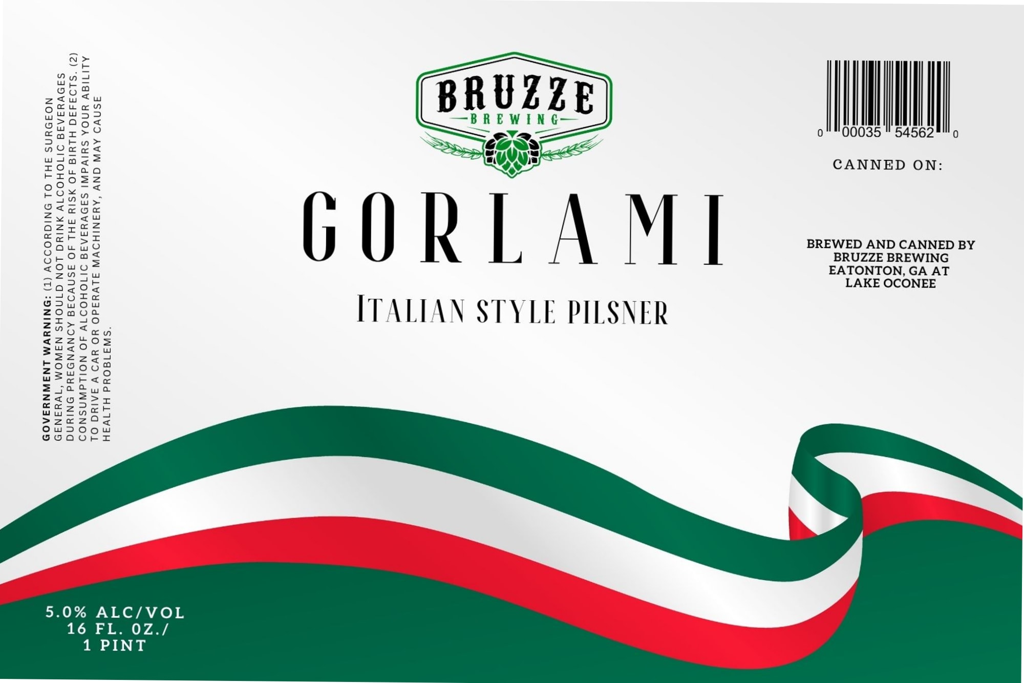 Gorlami by Bruzze Brewing - beer label