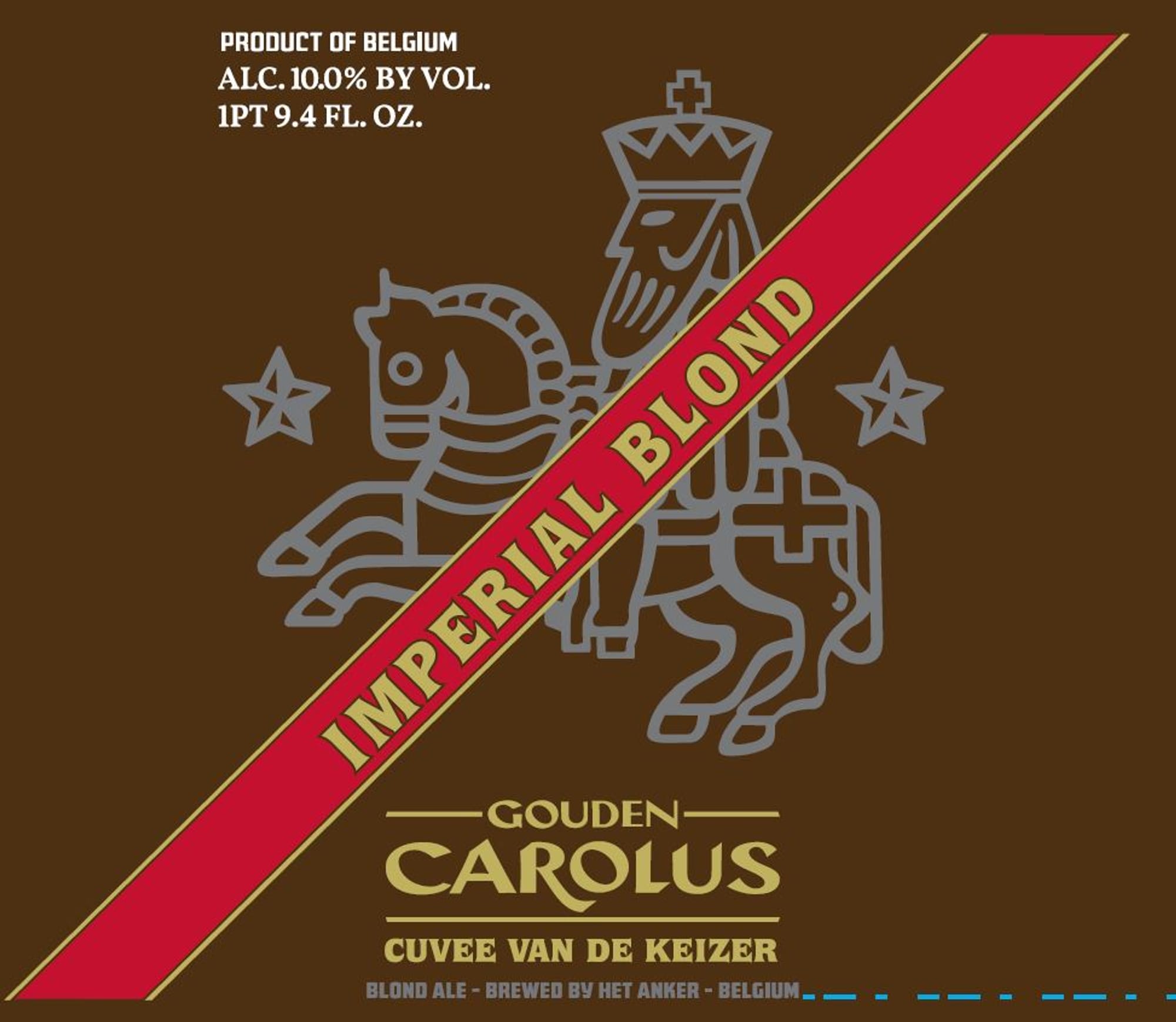 Gouden Carolus Cuvee van de Keizer by Het Anker - beer label