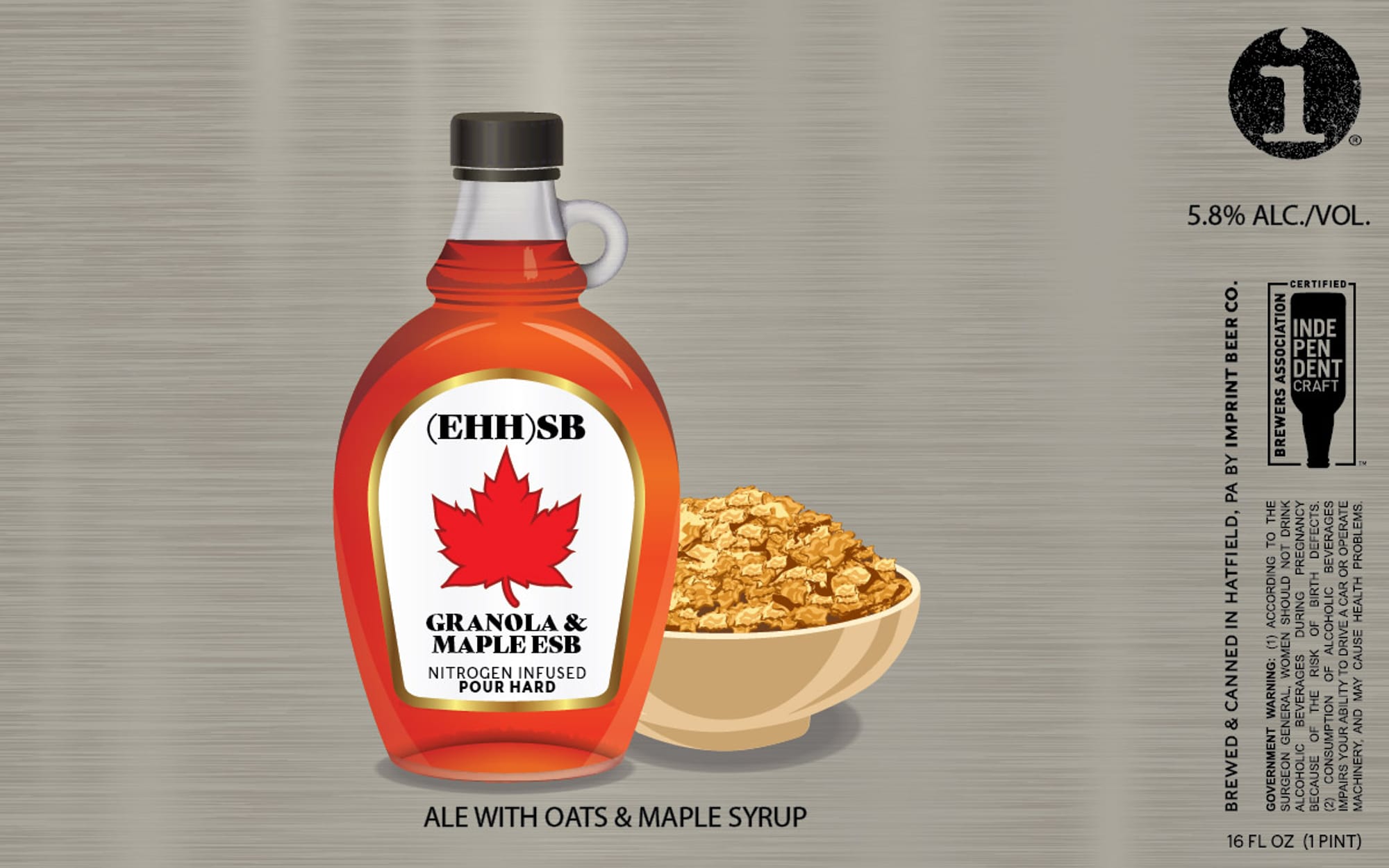 Granola & Maple ESB by EHHS - beer label