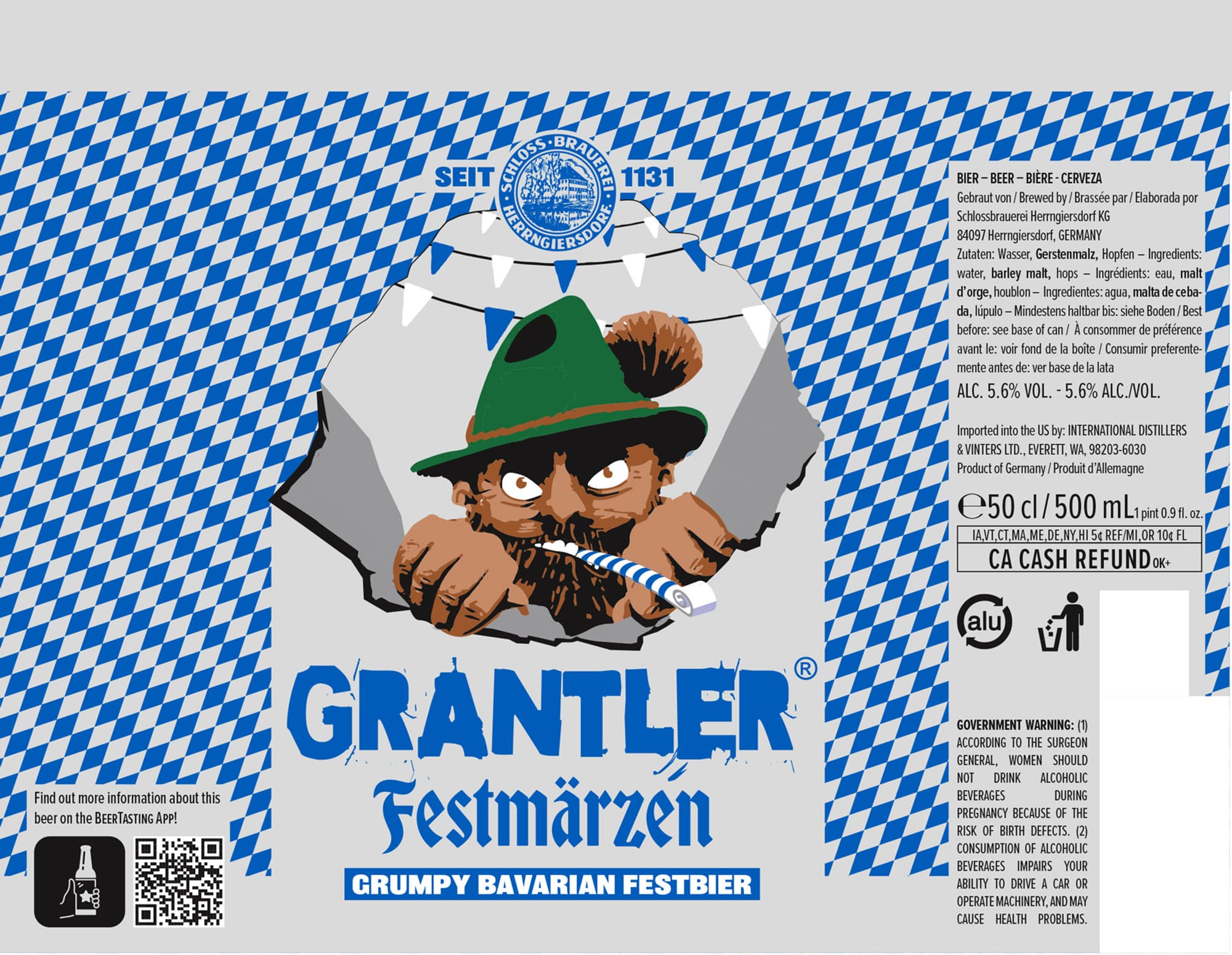 Grantler Festmärzen by Schlossbrauerei Seiterl - beer label