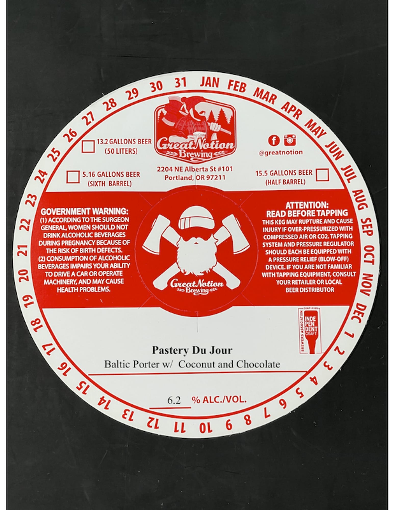 Pastry Du Jour by Great Notion Brewing - beer label