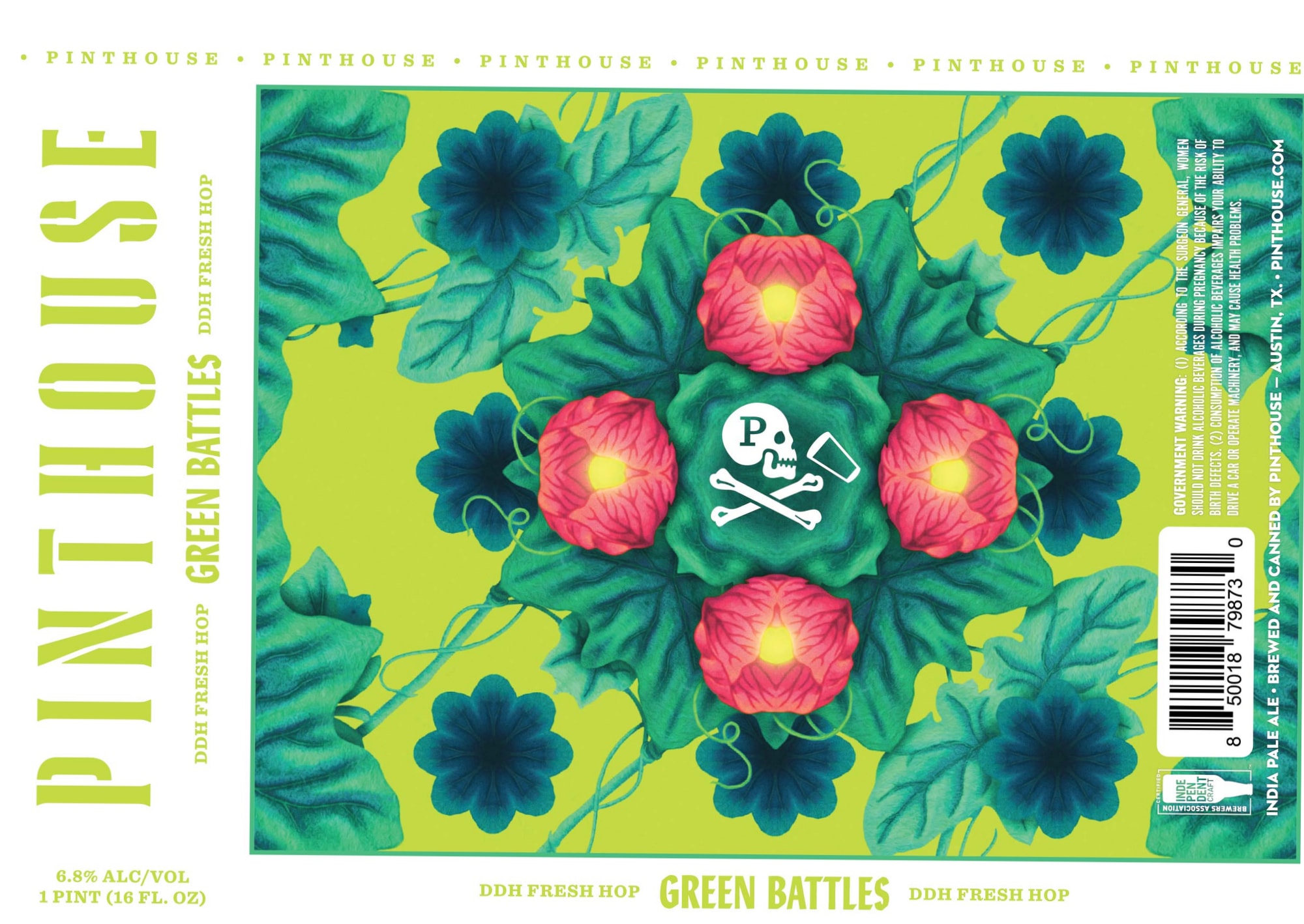 Green Battles by Pinthouse Brewing - beer label