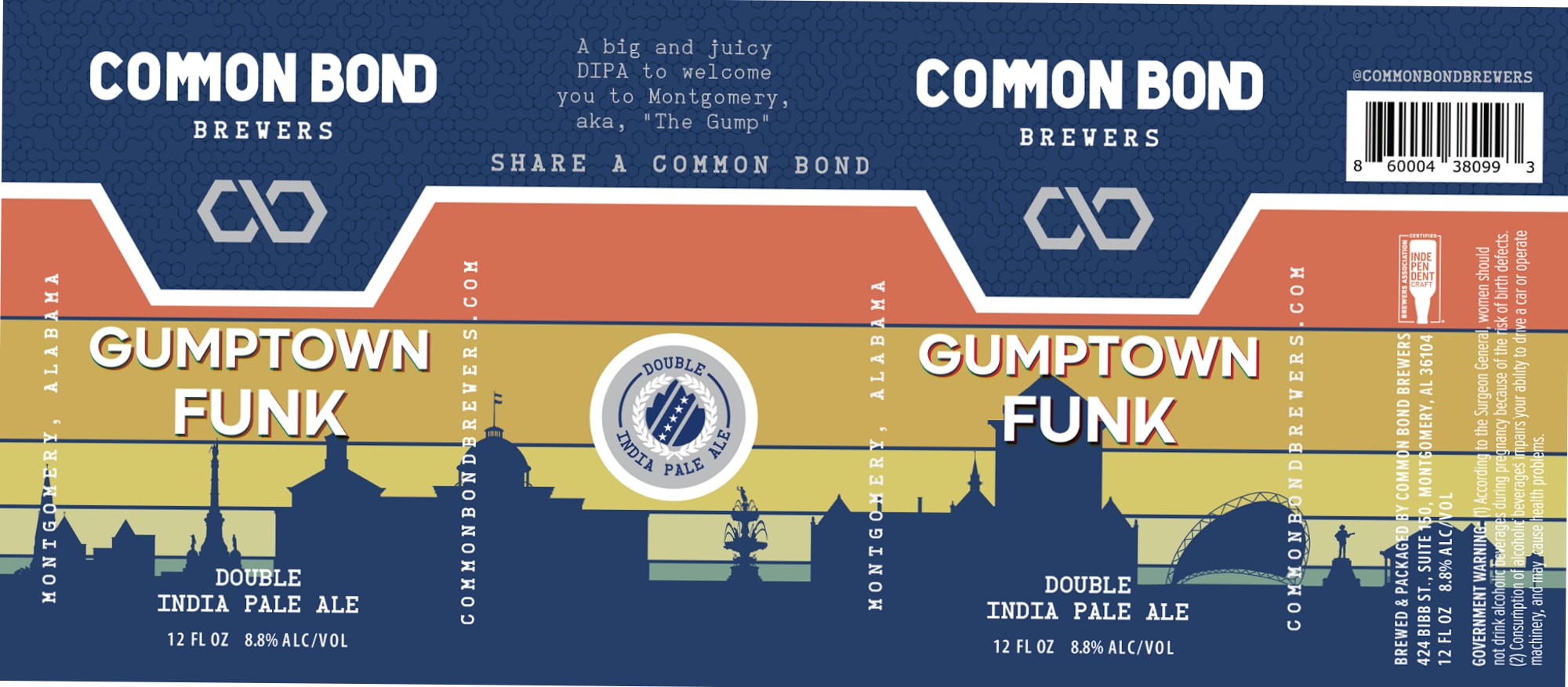 Gumptown Funk by Common Bond Brewers - beer label