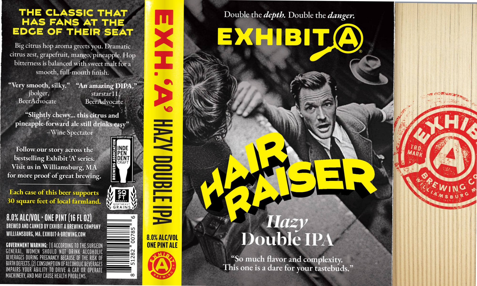 Hair Raiser by The Veil Brewing Company - beer label