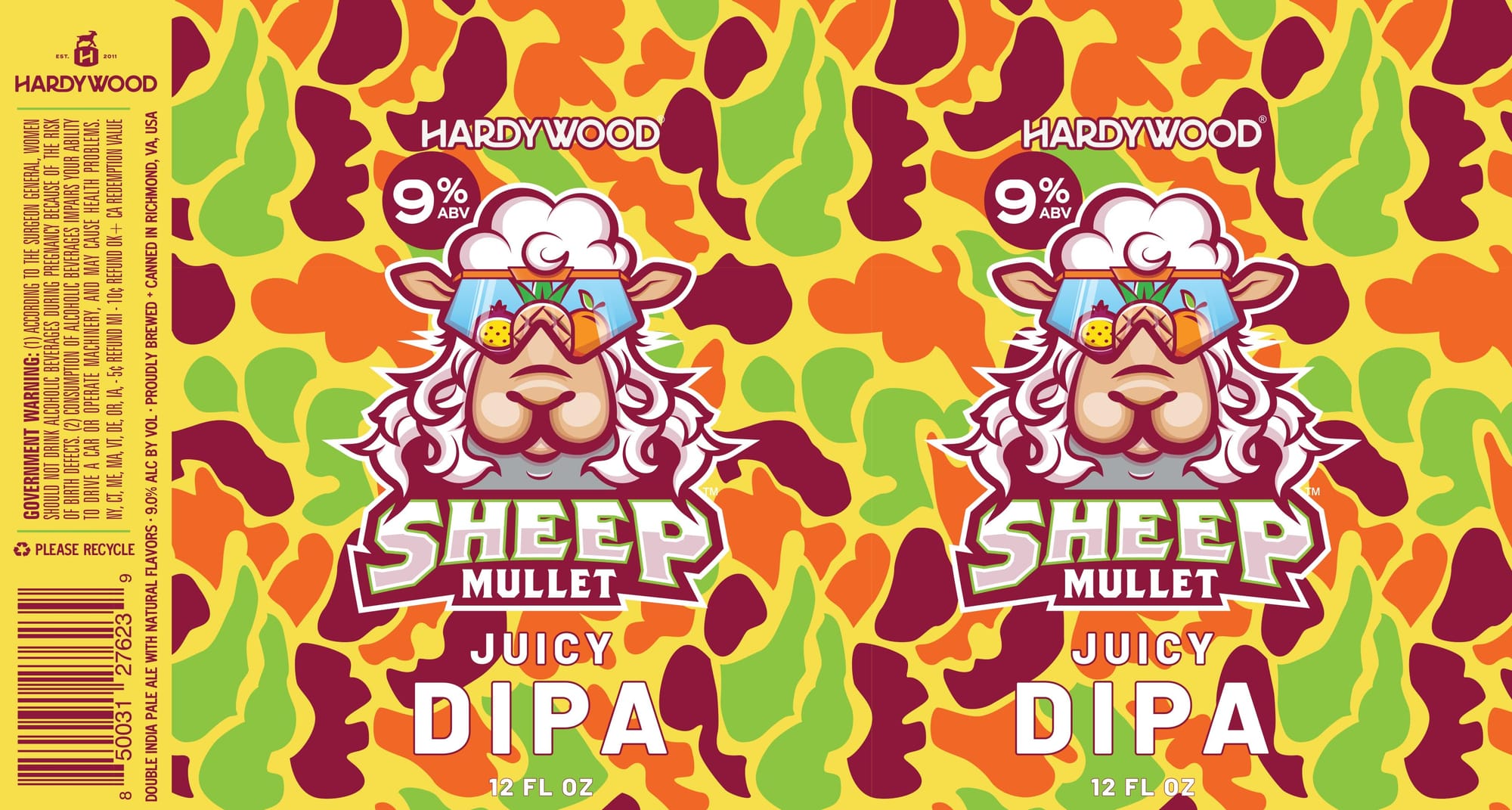 Sheep Mullet by Hardywood Park Craft Brewery - beer label
