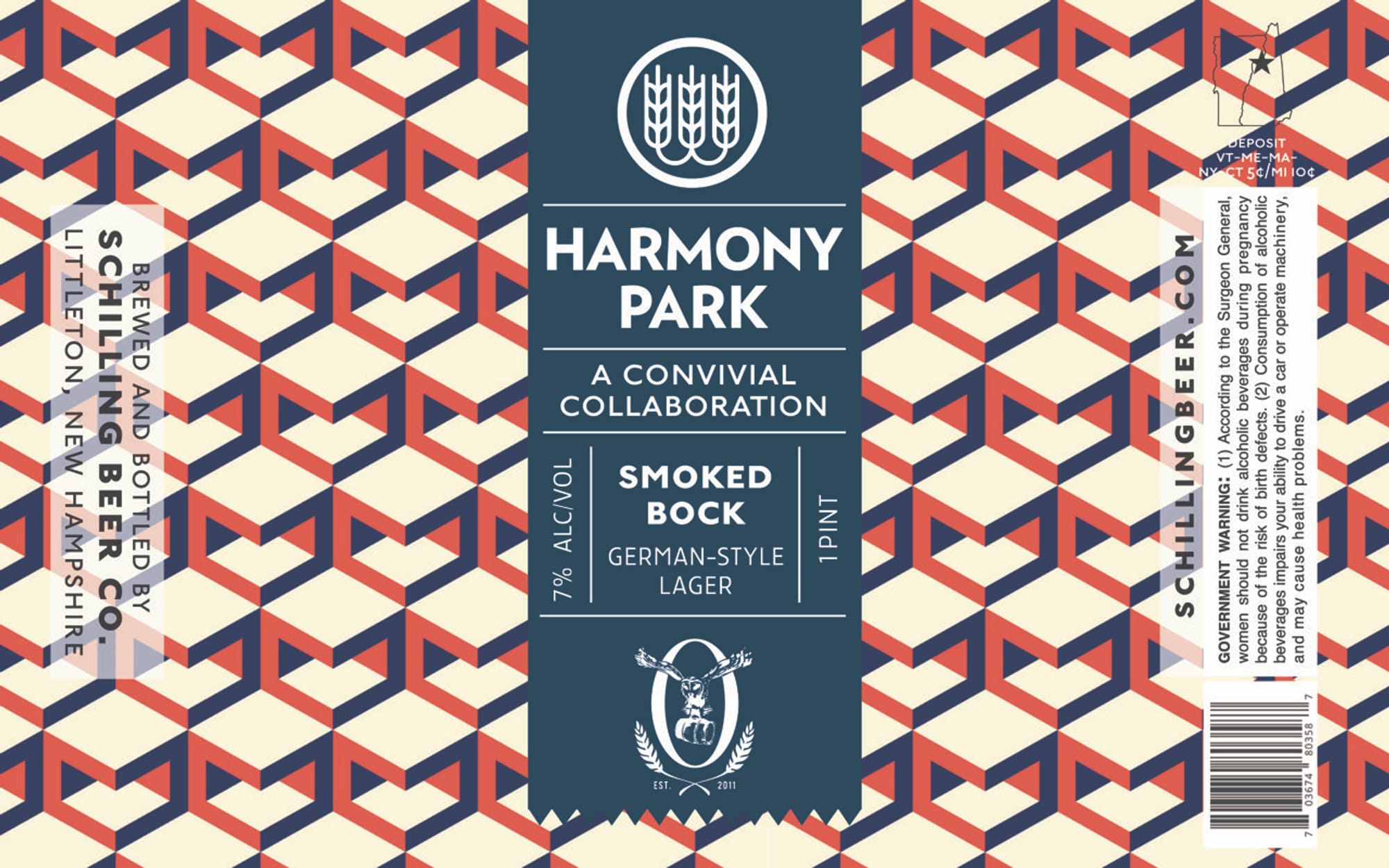 Harmony Park by Schilling Beer Co. - beer label