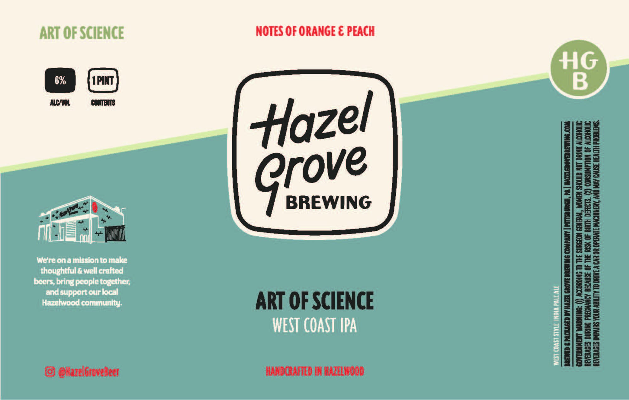 Hazel Grove by Hazel Grove Brewing - beer label